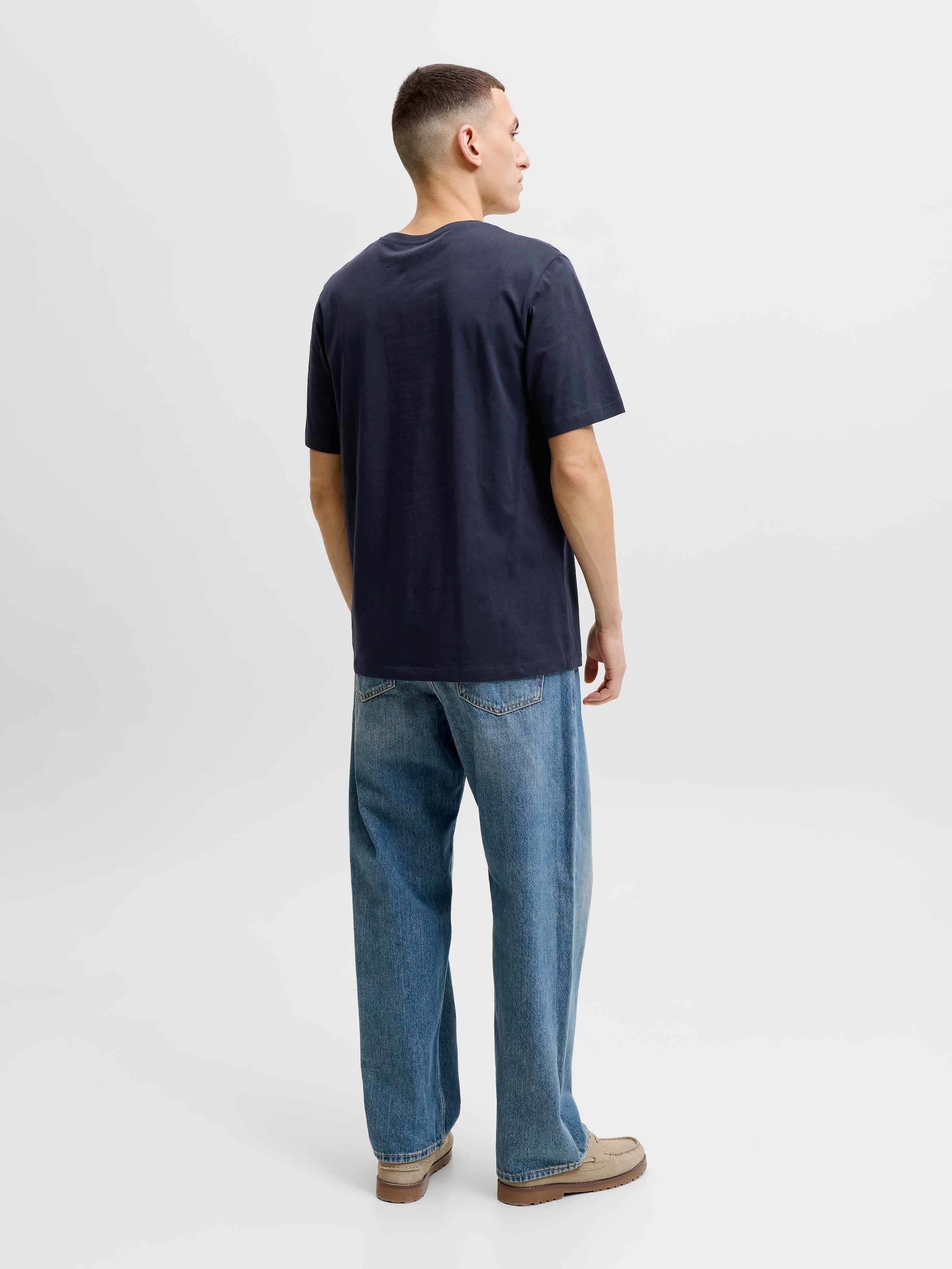 Jack & Jones T-Shirt »JJELOGO TEE SS O-NECK 2 COL AW26 SN« Baumwolle, regular fit