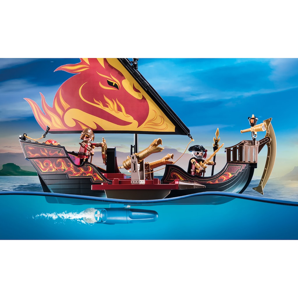 Playmobil® Konstruktions-Spielset »Burnham Raiders Feuerschiff (70641), Novelmore«, (55 St.)