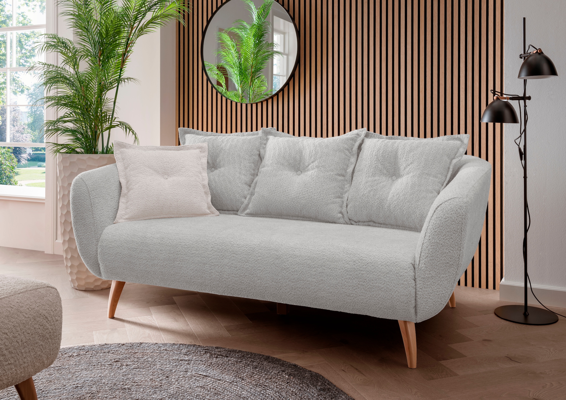 Home affaire 2,5-Sitzer "Baggio modern und romantisches Design, bequem" Zie günstig online kaufen