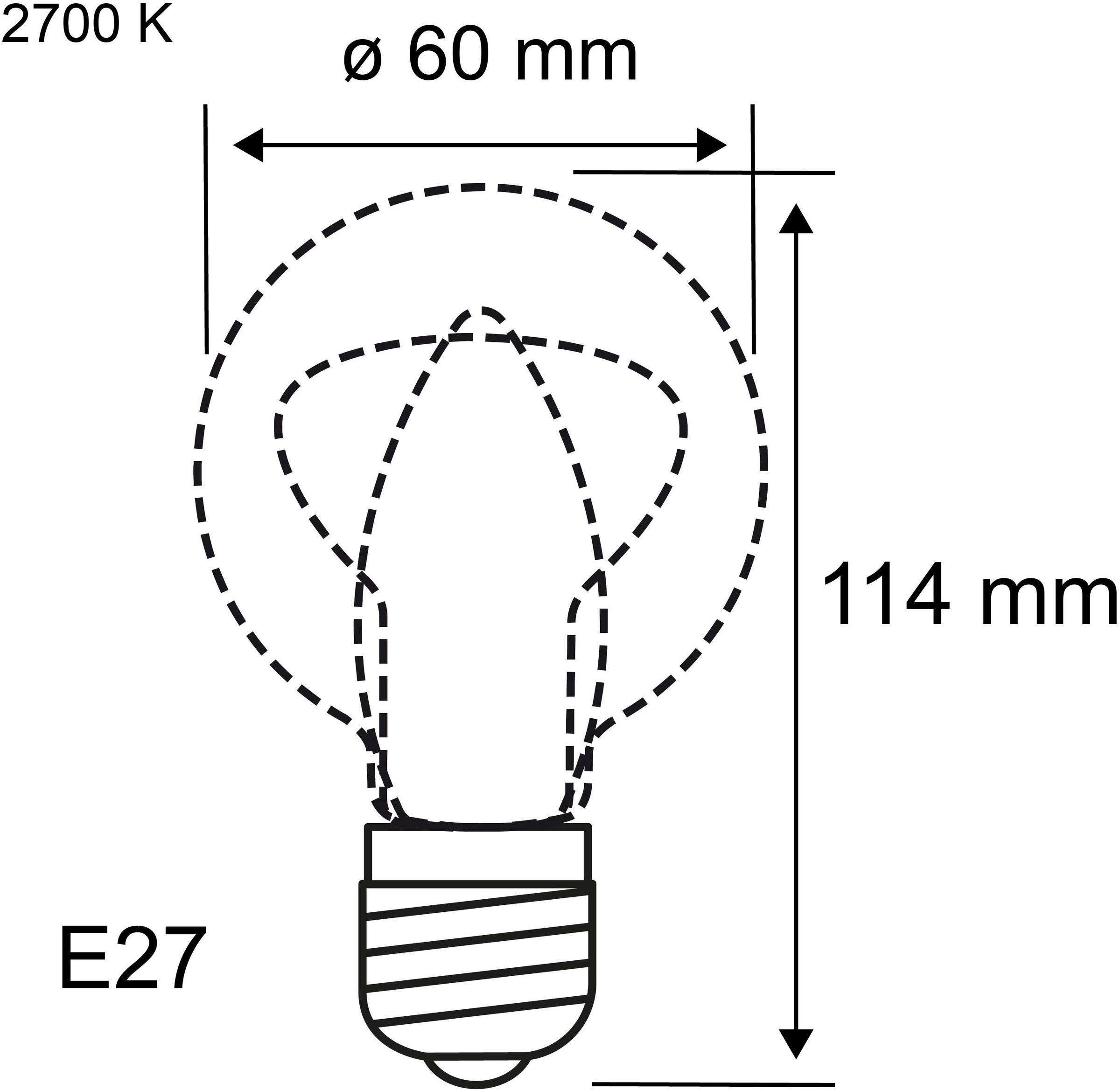 Paulmann LED-Filament »AGL Motion & Daylight Sensor 806lm 2700K 7W klar 230V« E27 1 Stk. Warmweiß Daylight Sensor