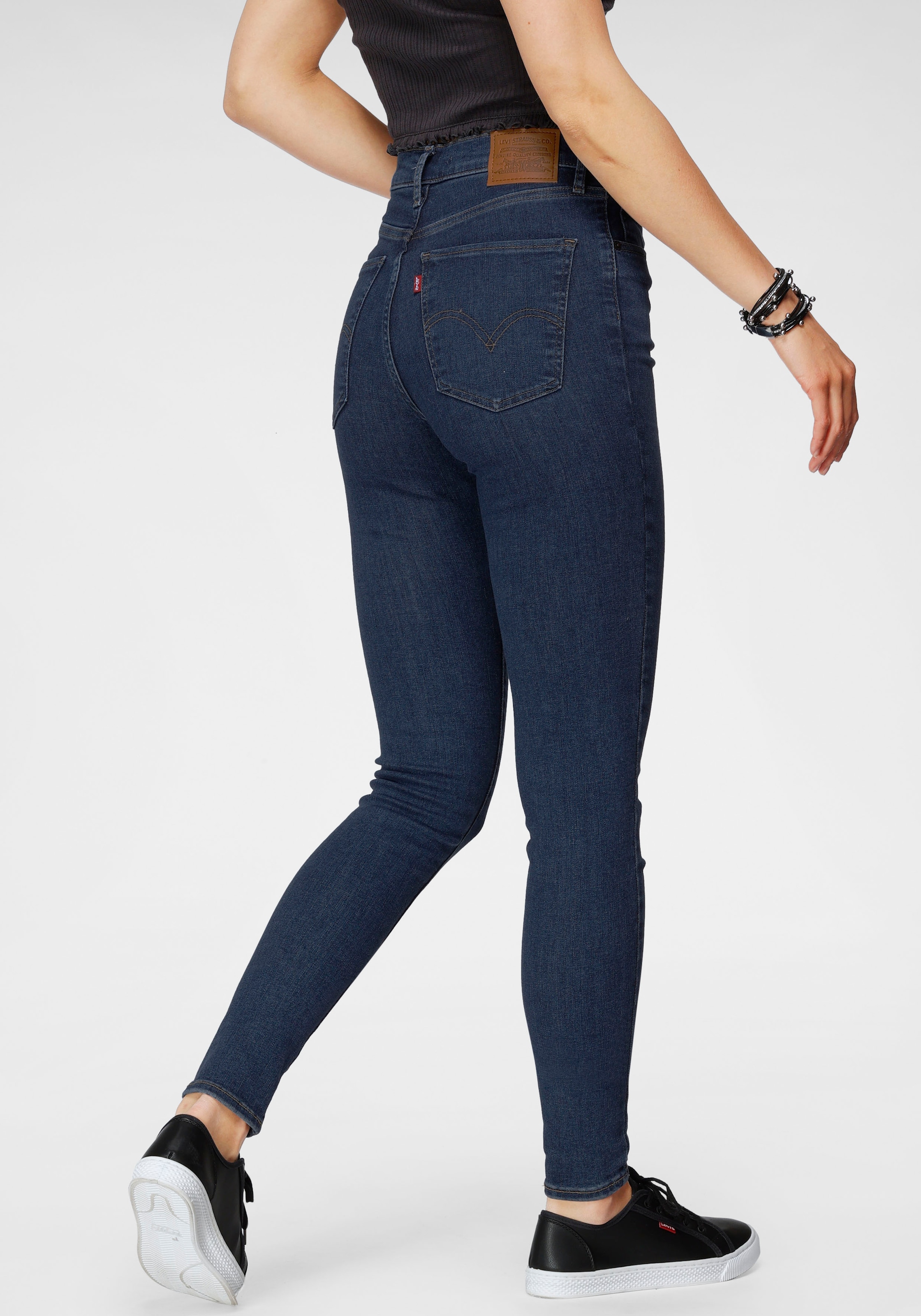 Levis® Skinny Fit Jeans Mile High Super Skinny High Waist Für Damen Kaufen Baur