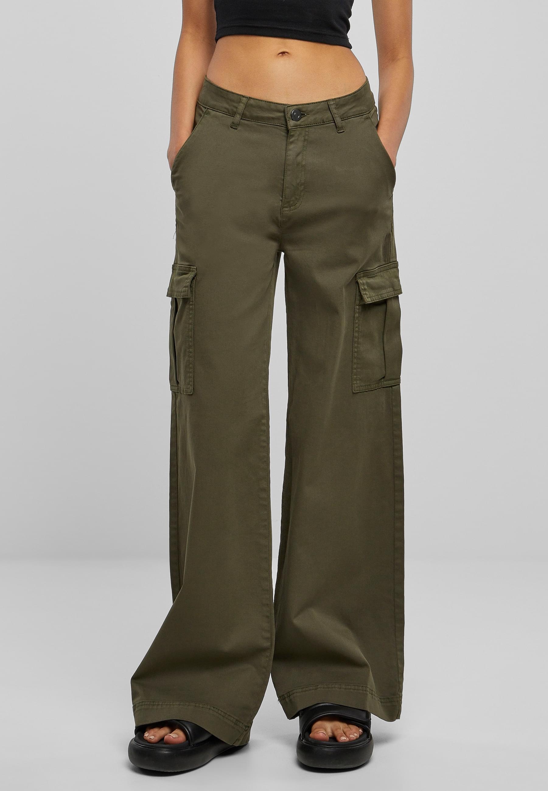 URBAN CLASSICS Stoffhose »Urban Classics Damen«, (1 tlg.)