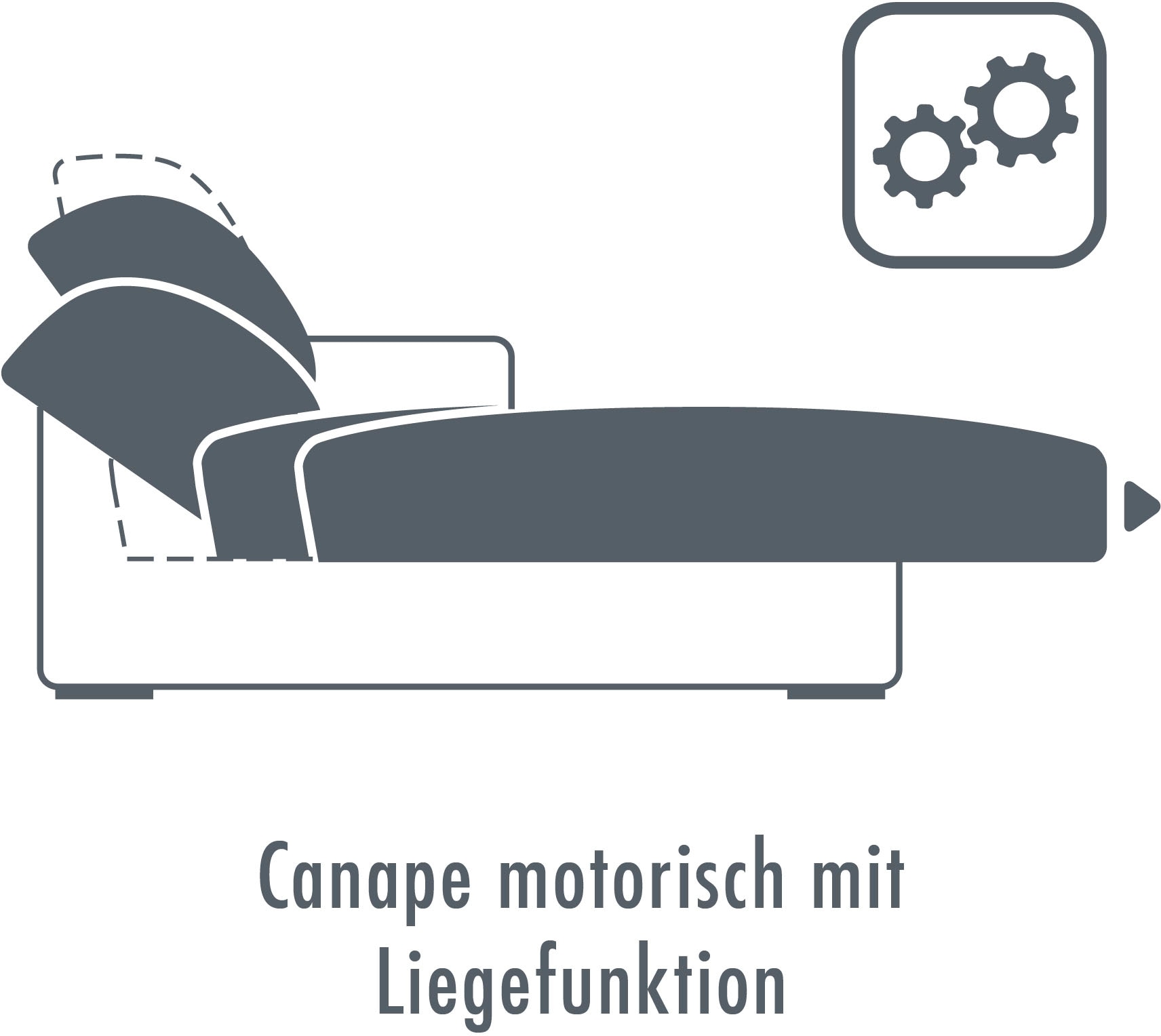 Die PlanBar Ecksofa »MP-IN23186 L-Form«, Hochwertige Kaltschaumpolsterung, wahlweise mit motorischem Canape
