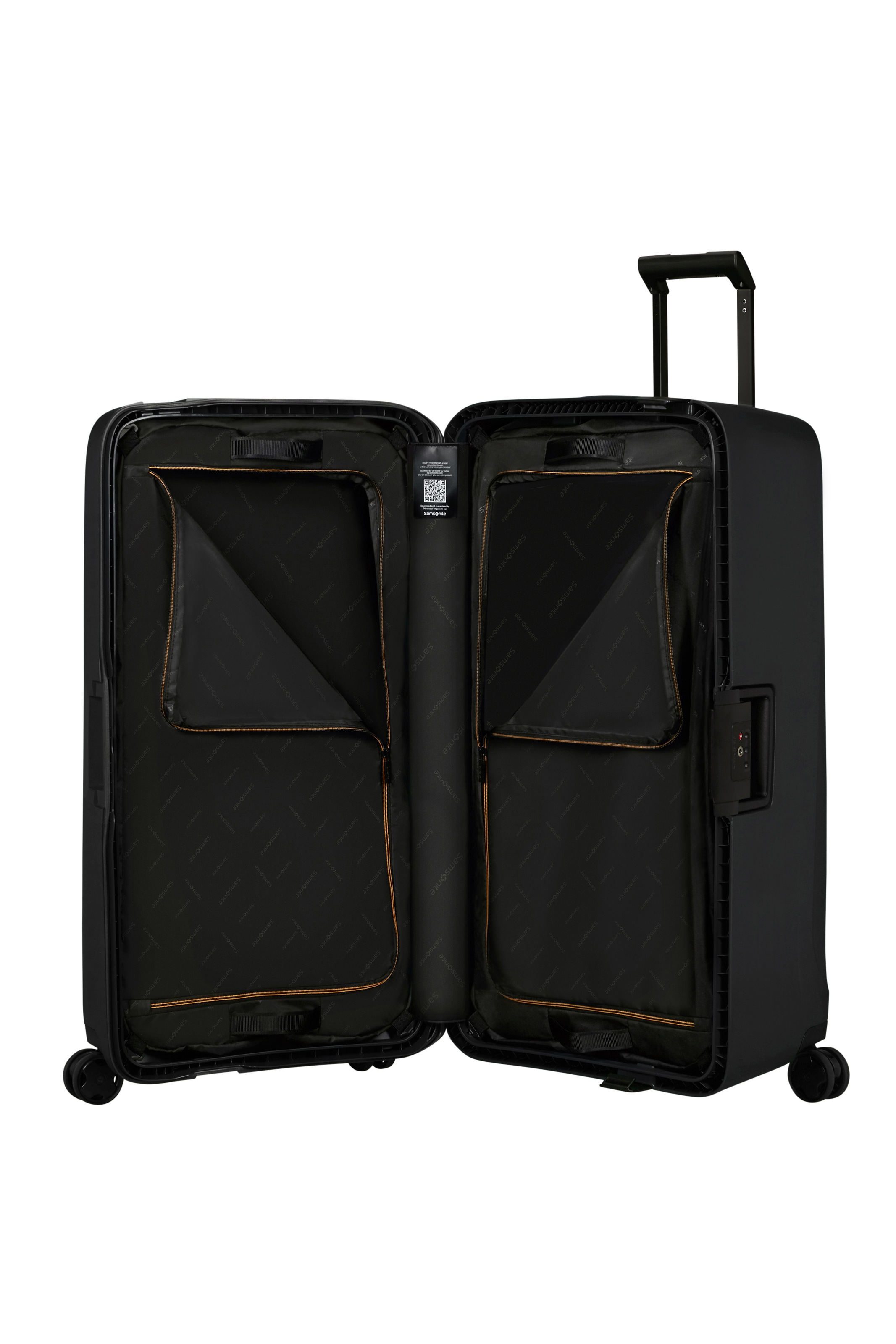 Samsonite Hartschalen-Trolley »ESSENS« 110 l 4 Rollen mit Teleskopgriff, mit Soft-Touch-Tragegriff, mit Adressetikett