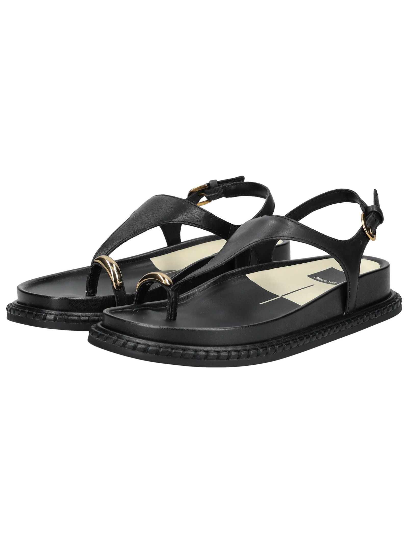 Dolce Vita Thong Sandals Leather Black 41 3