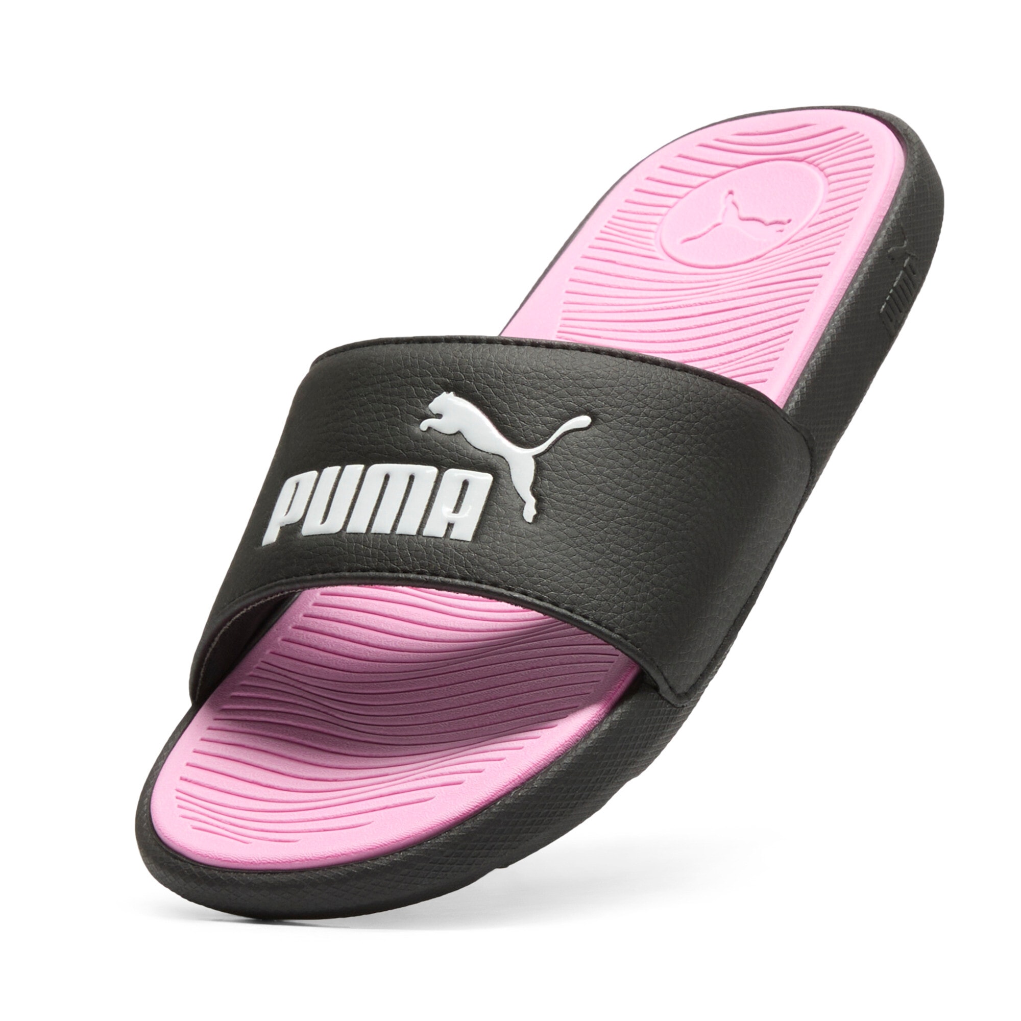 PUMA Badesandale "COOL CAT 20 WNS" ohne Verschluss, leicht profilierte Laufsohle, aus Synthetik