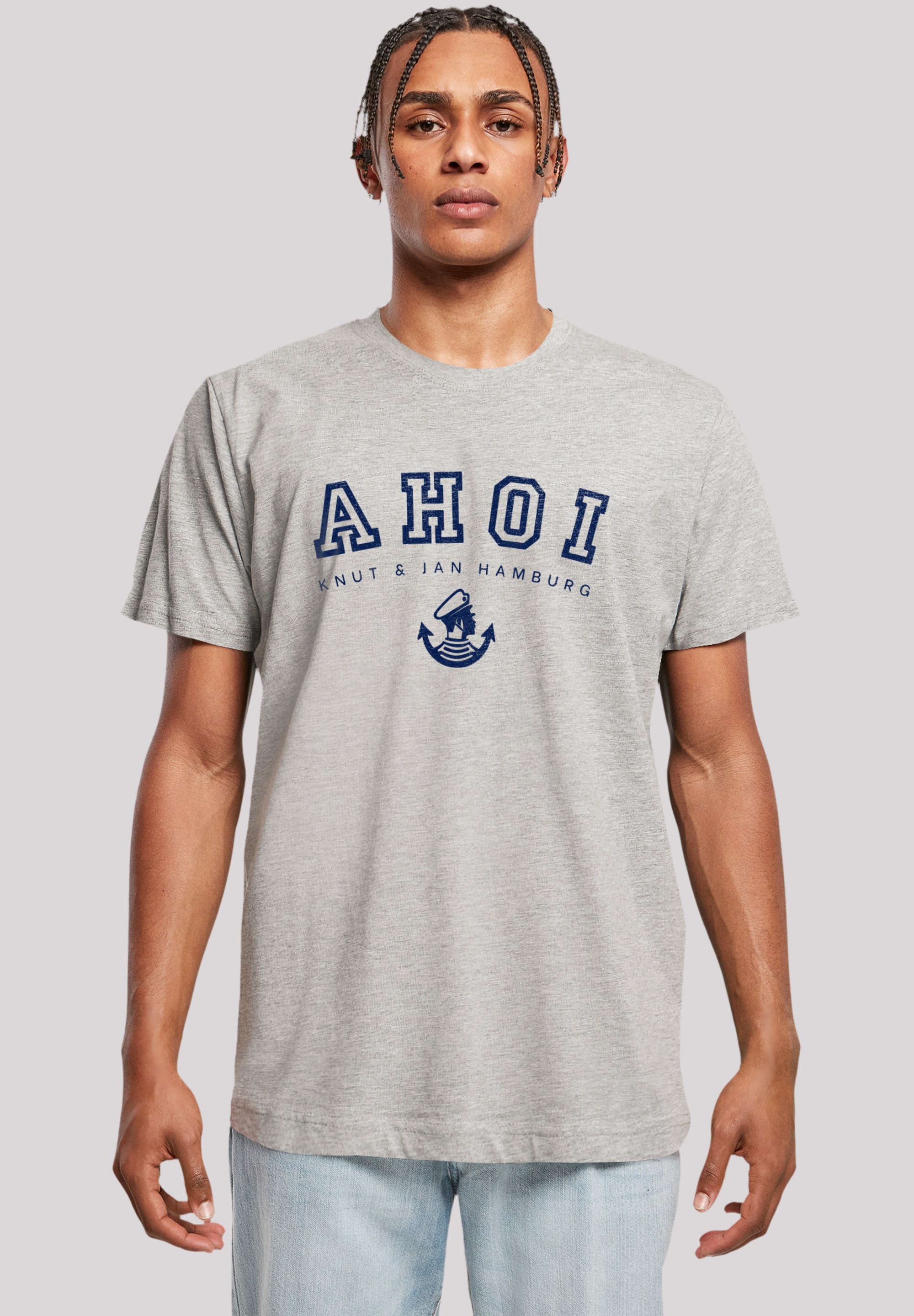 F4NT4STIC T-Shirt "AHOI Knut & Jan Hamburg", Print günstig online kaufen