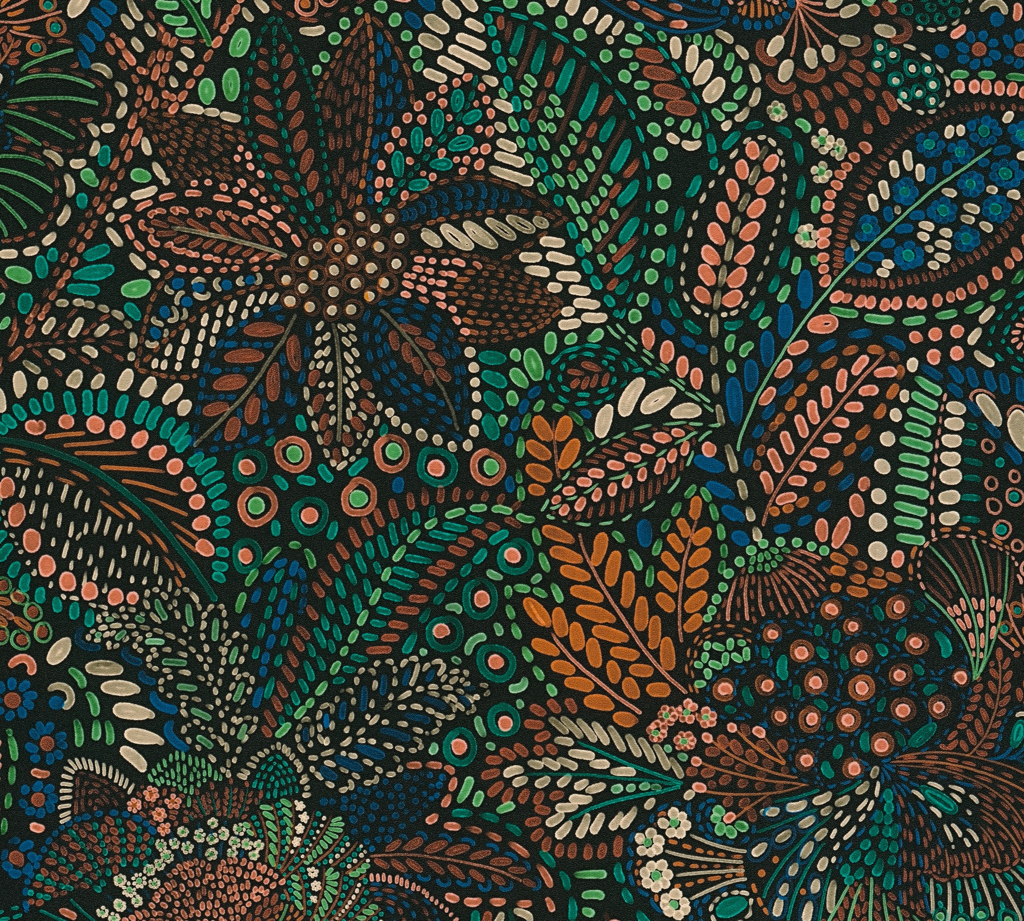 A.S. Création Vliestapete »Cuba II Ethno Floral Jungle« Retro | floral | tropisch leicht strukturiert Auffälliges Ethno-Design mit kunstvollen floralen Elementen