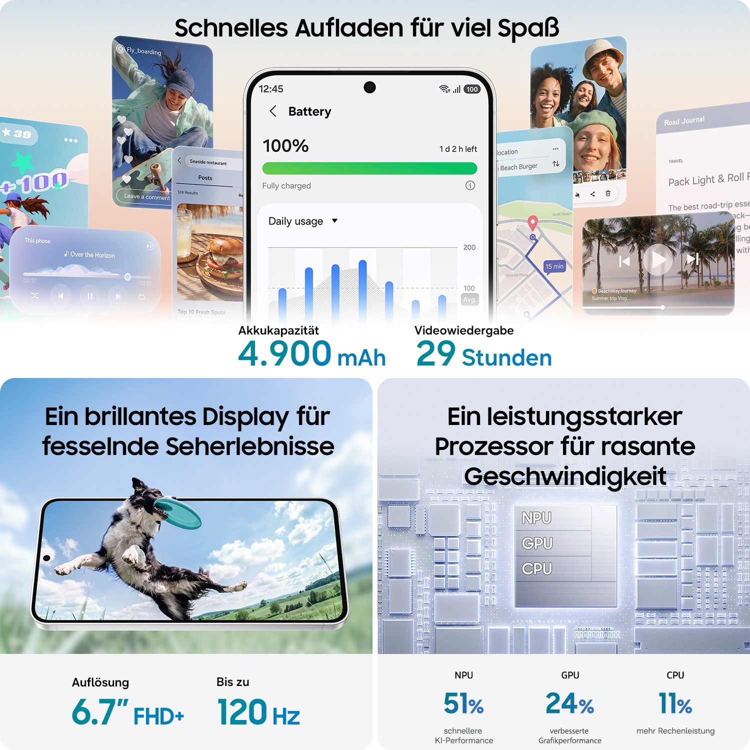 Samsung Smartphone »Galaxy S26 FE« light green