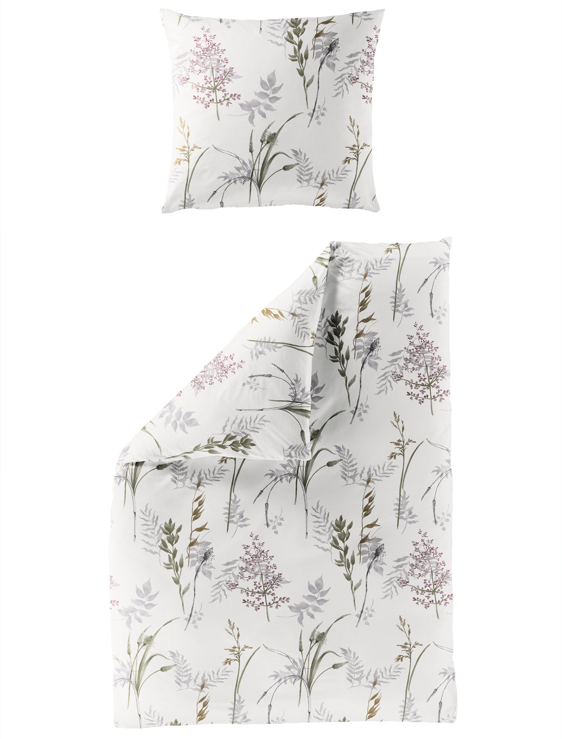 BIERBAUM Bettwäsche "4130" 2 Stk. tlg. Mako-Satin, 100 % Baumwolle, pflegel günstig online kaufen