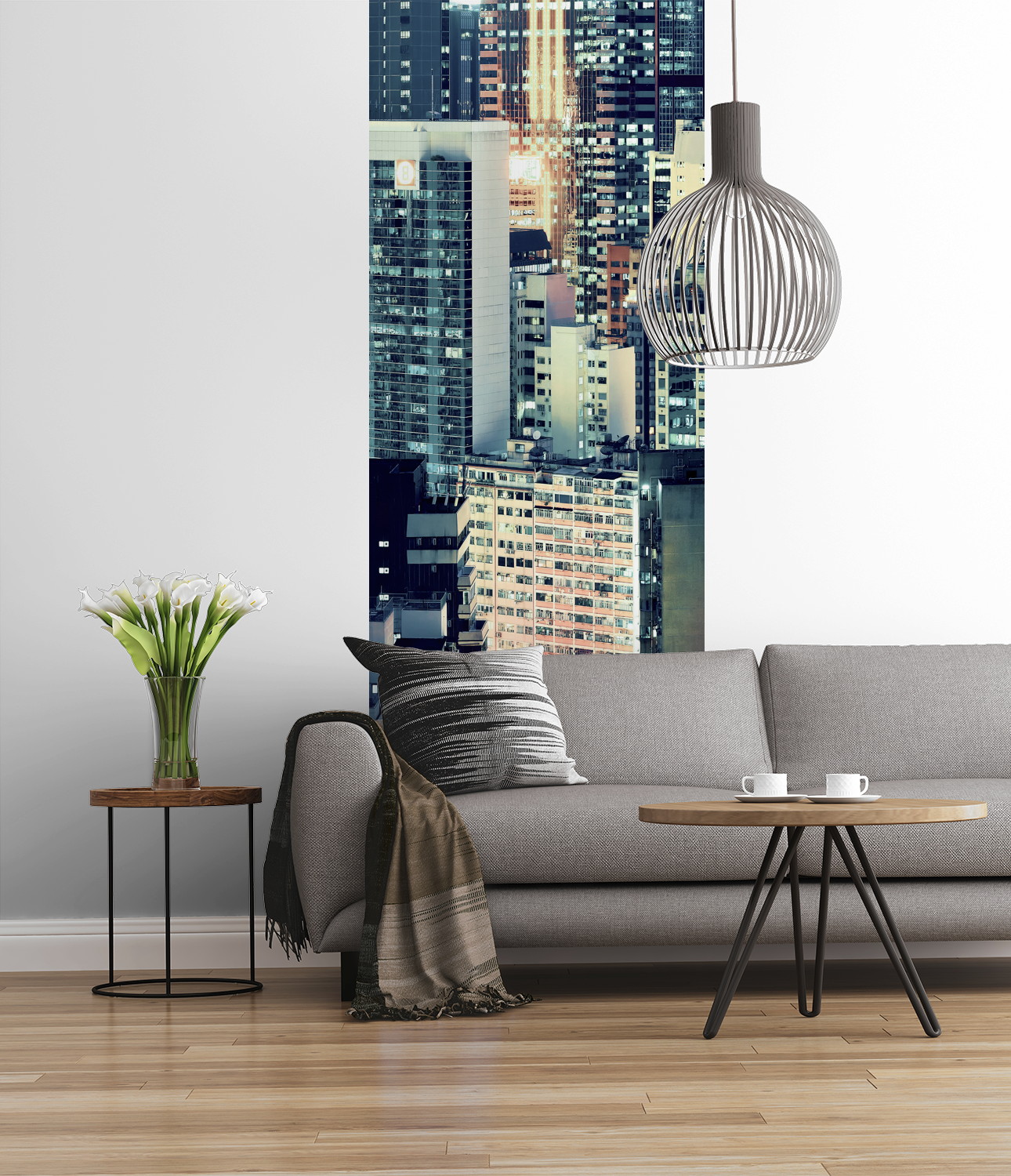 Komar Fototapete "Vlies Fototapete - Skyline - Größe 100 x 280 cm" Motiv bedruckt glatt