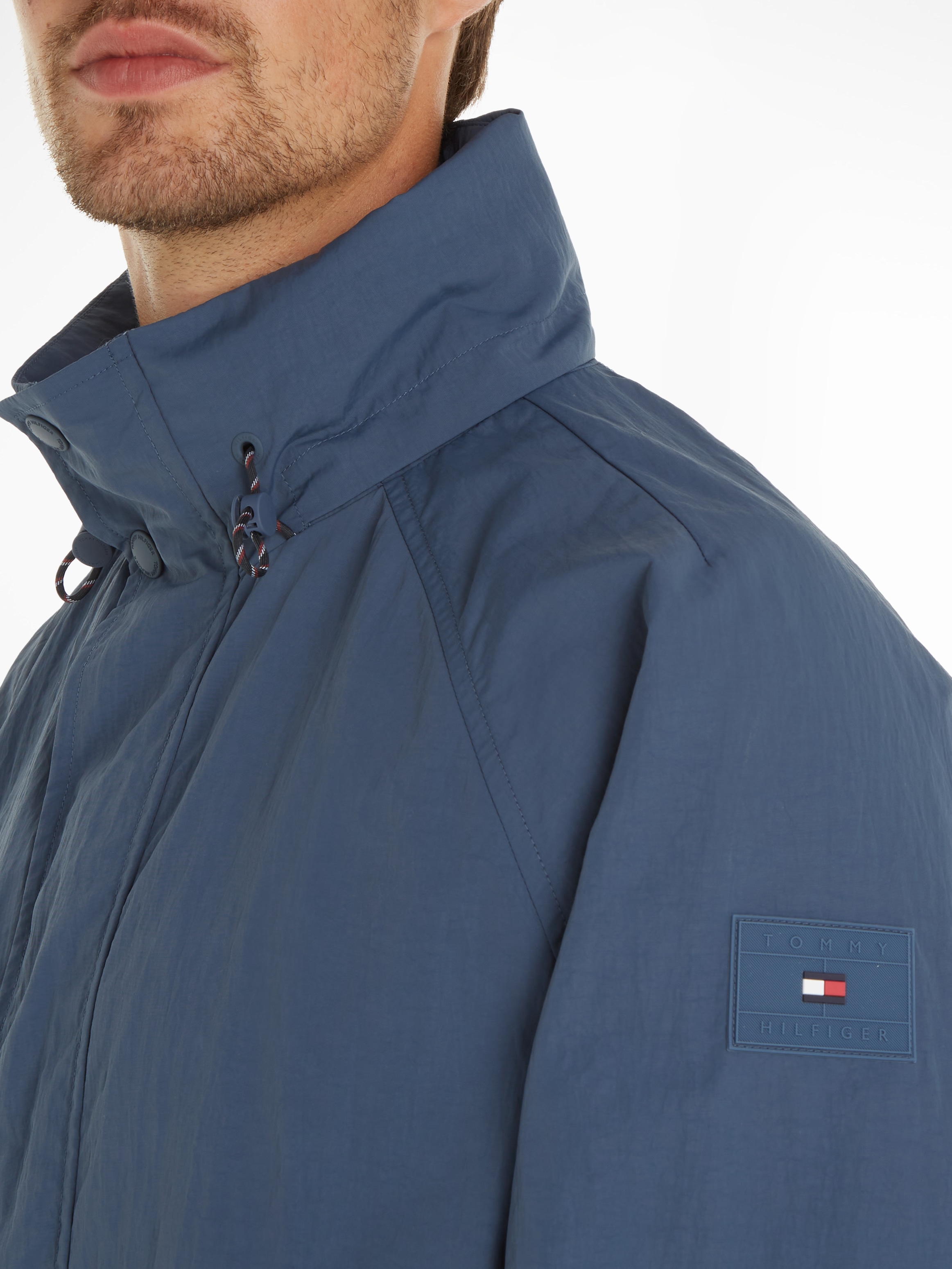 Tommy Hilfiger Blouson »REGATTA JACKET« mit Kapuze wasserabweisend, hochgeschlossen, mit verstaubarer Kapuze