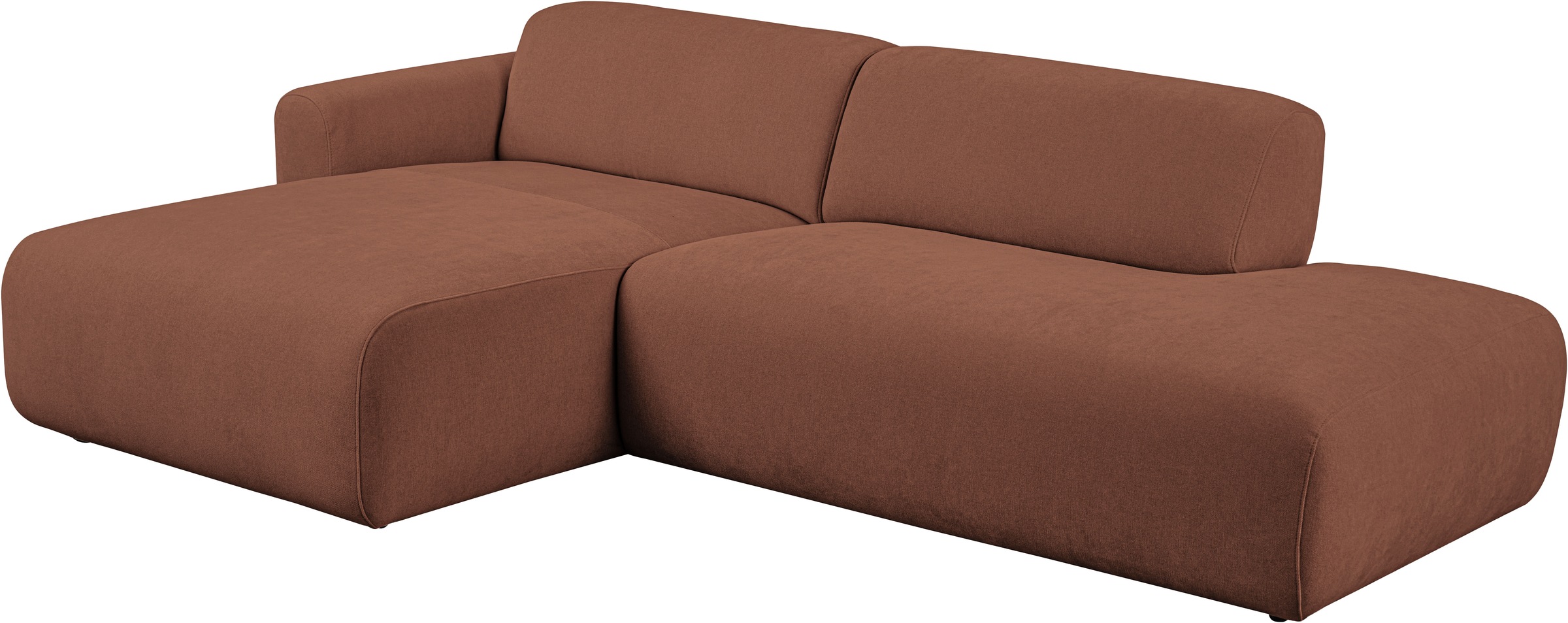 andas Ecksofa »Myrland«, Breite 222 cm, Chenille, Easy Clean Stoff, mit Kaltschaum