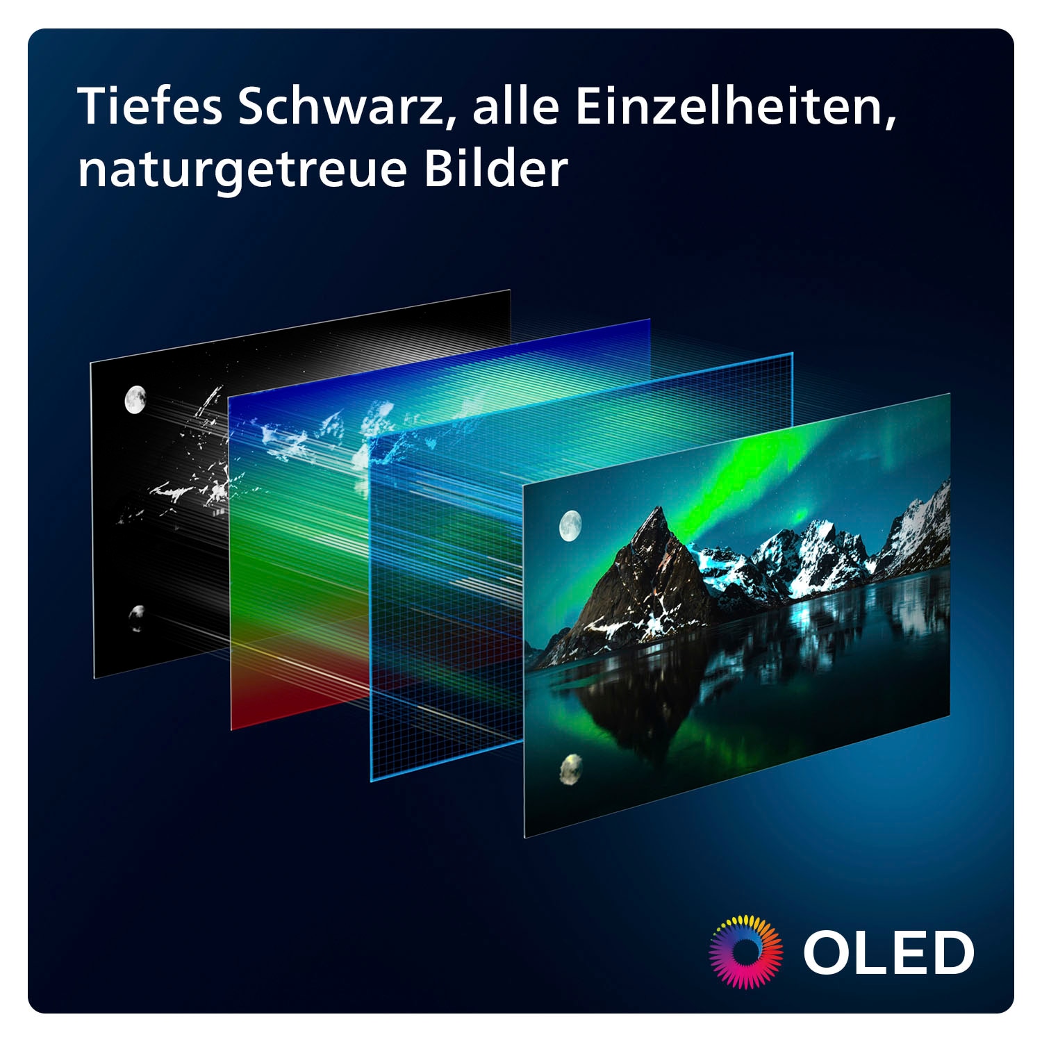 Philips OLED-Fernseher, 121 cm/48 Zoll, 4K Ultra HD, Smart-TV