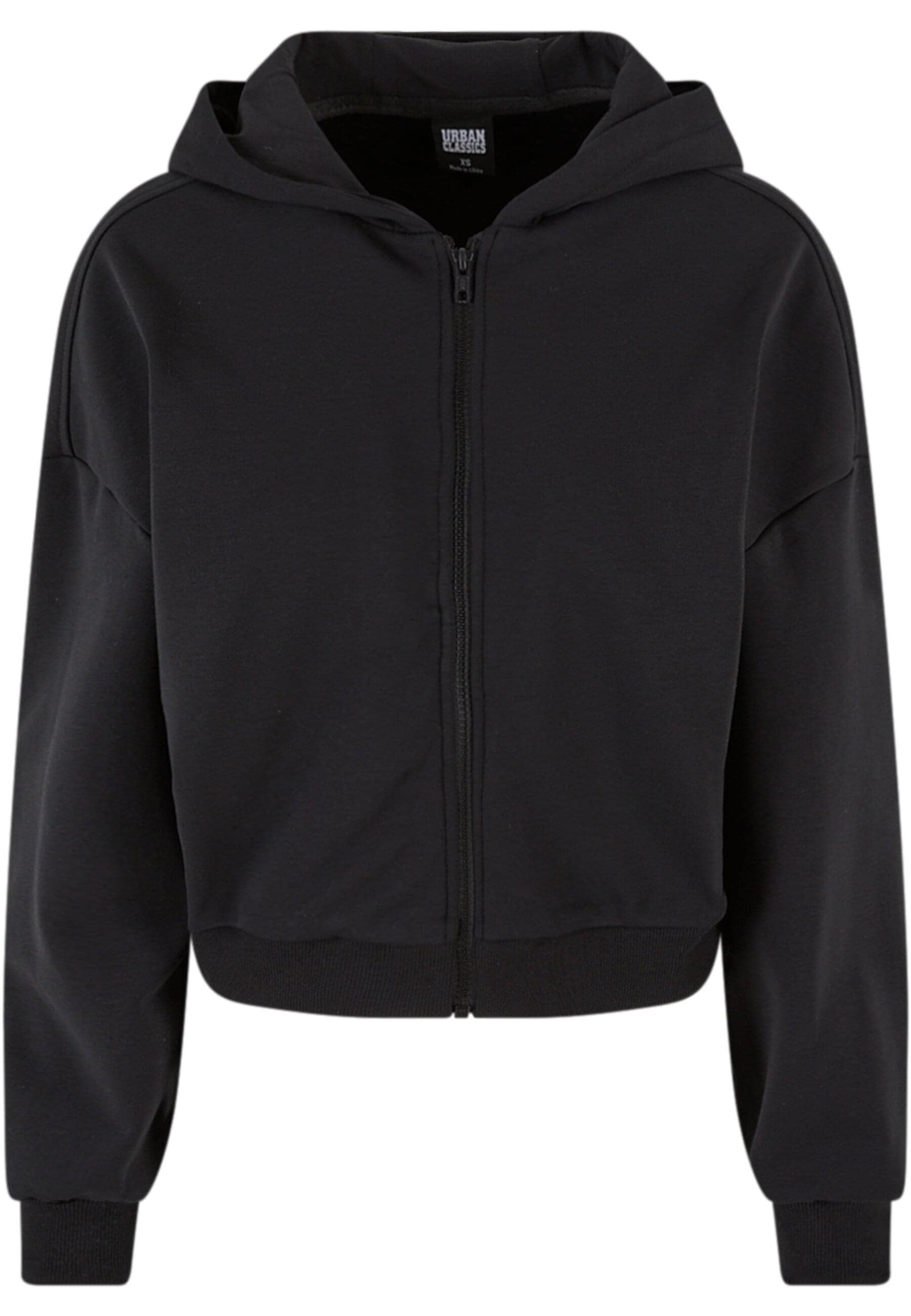 Sweatjacke »Urban Classics Damen Ladies Cozy Short Zip Hoody«