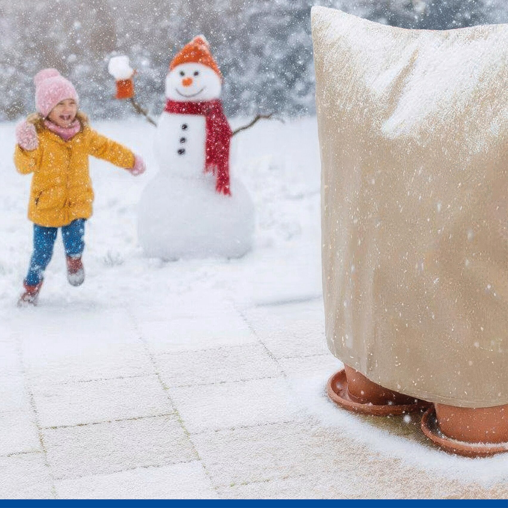 Maximex Winterschutzhaube »Pflanzenschutz-Vlies, 100x120 cm« reißfestes Vlies, mit Reißverschluss und Zugband, BxH: 100x120 cm
