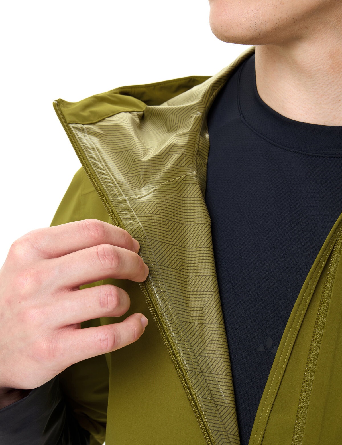 VAUDE Outdoorjacke »MEN'S NEYLAND 2.5L JACKET« mit Kapuze sportlicher Stil, mit Kapuze, wasserdicht