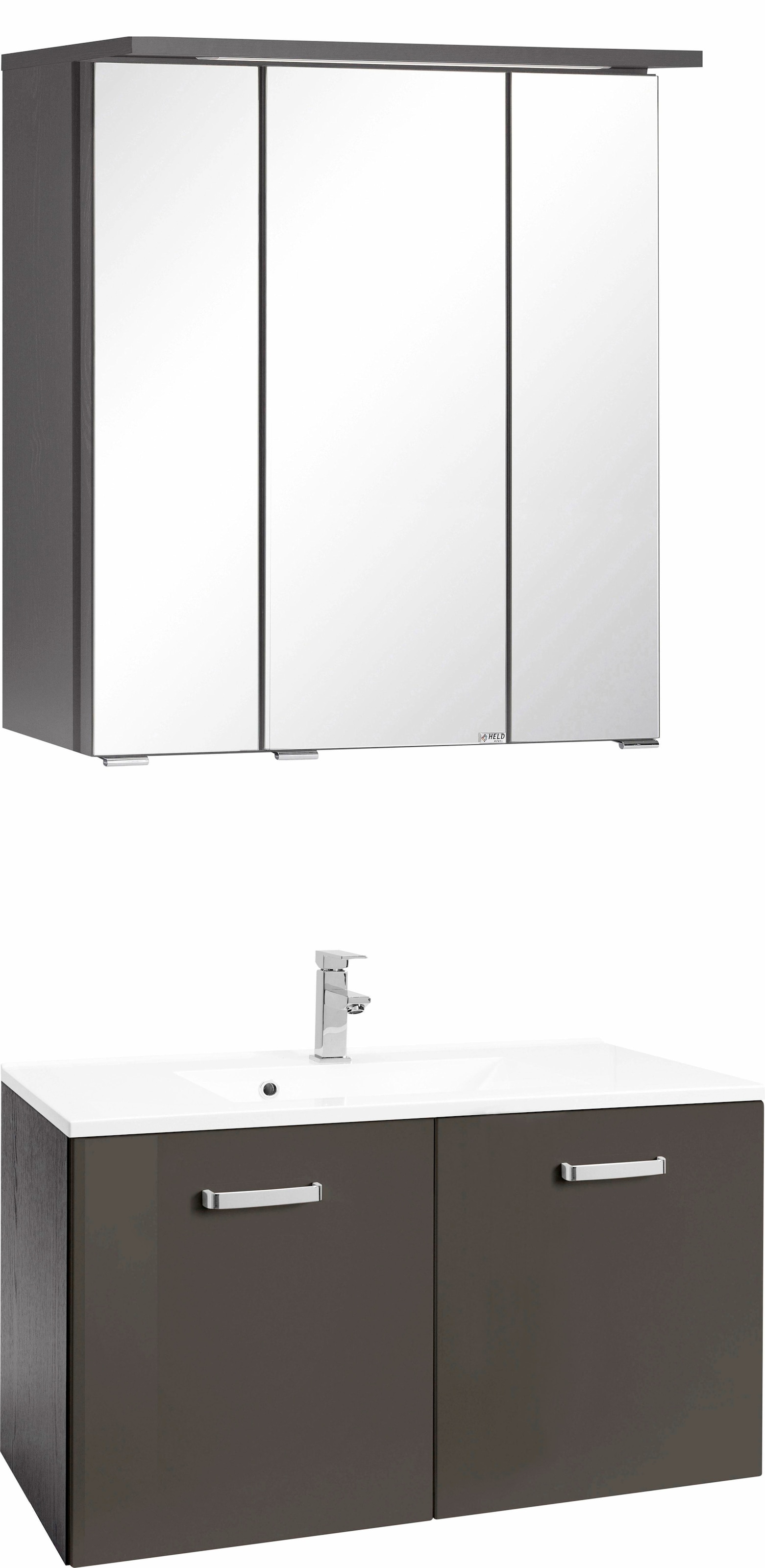 welltime Badmöbel-Set "Ravenna" 2 Stk. tlg. Breite 70 cm, inklusive Bad-Spi günstig online kaufen