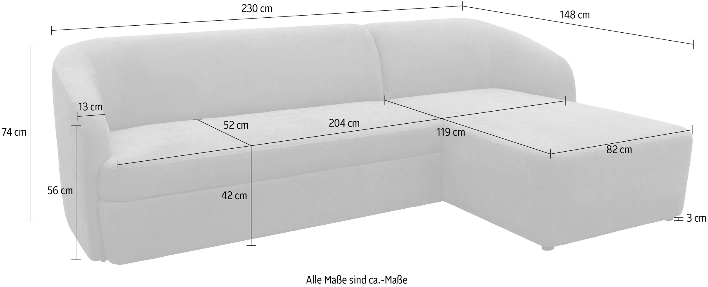DOMO collection Ecksofa »100033«