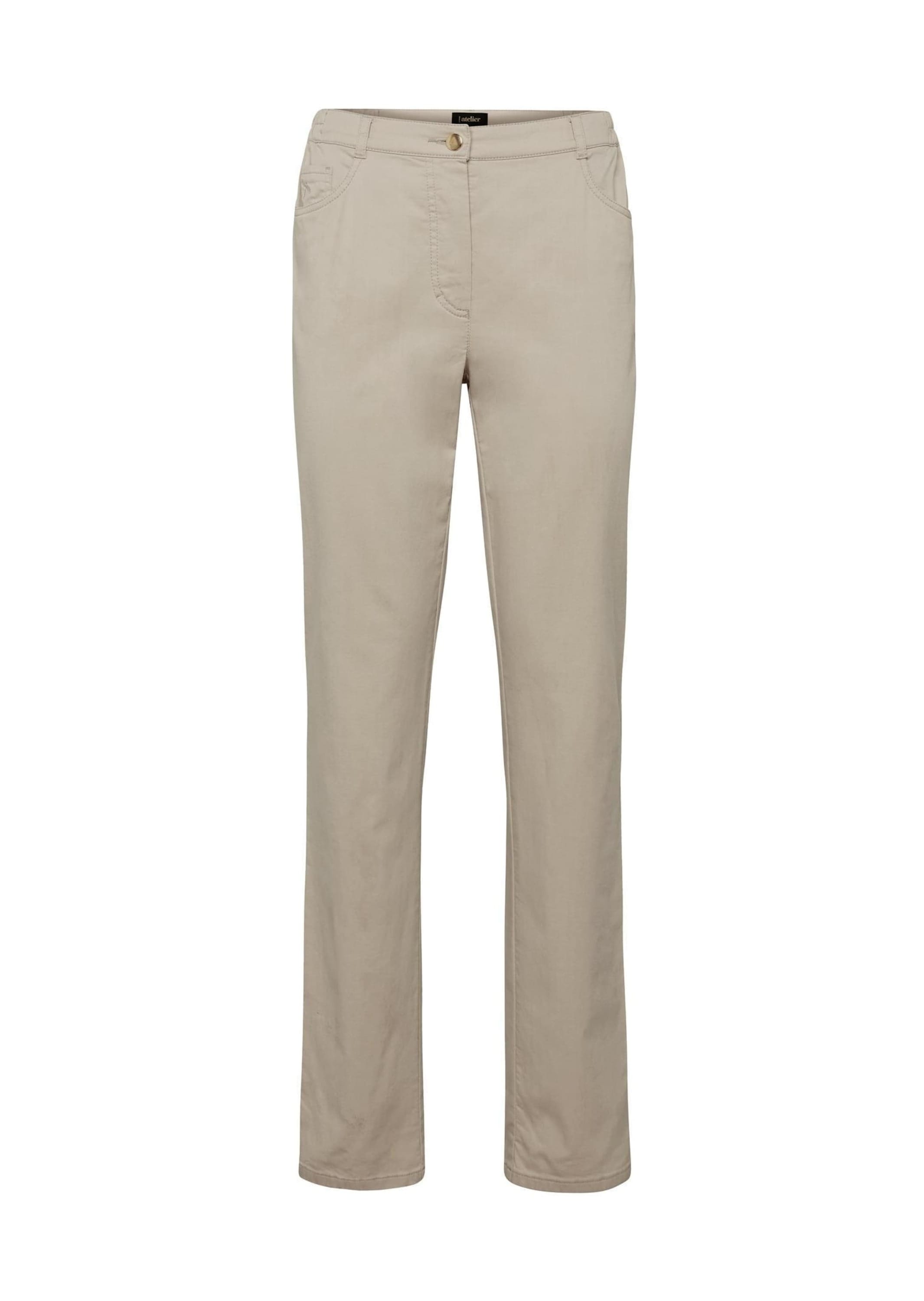 GOLDNER 2-in-1-Hose "Baumwollhose mit Teildehnbund" Ohne