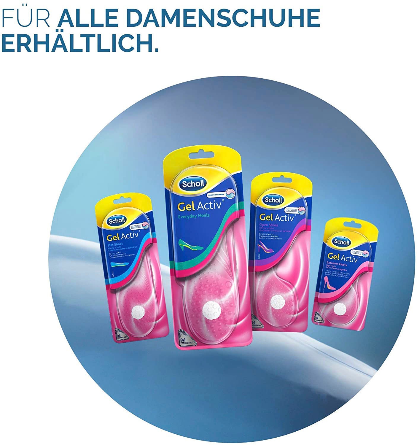 Thumbnail - Scholl Einlegesohlen "GelActiv für flache, schmale Schuhe" Für flache, schmale Schuhe
