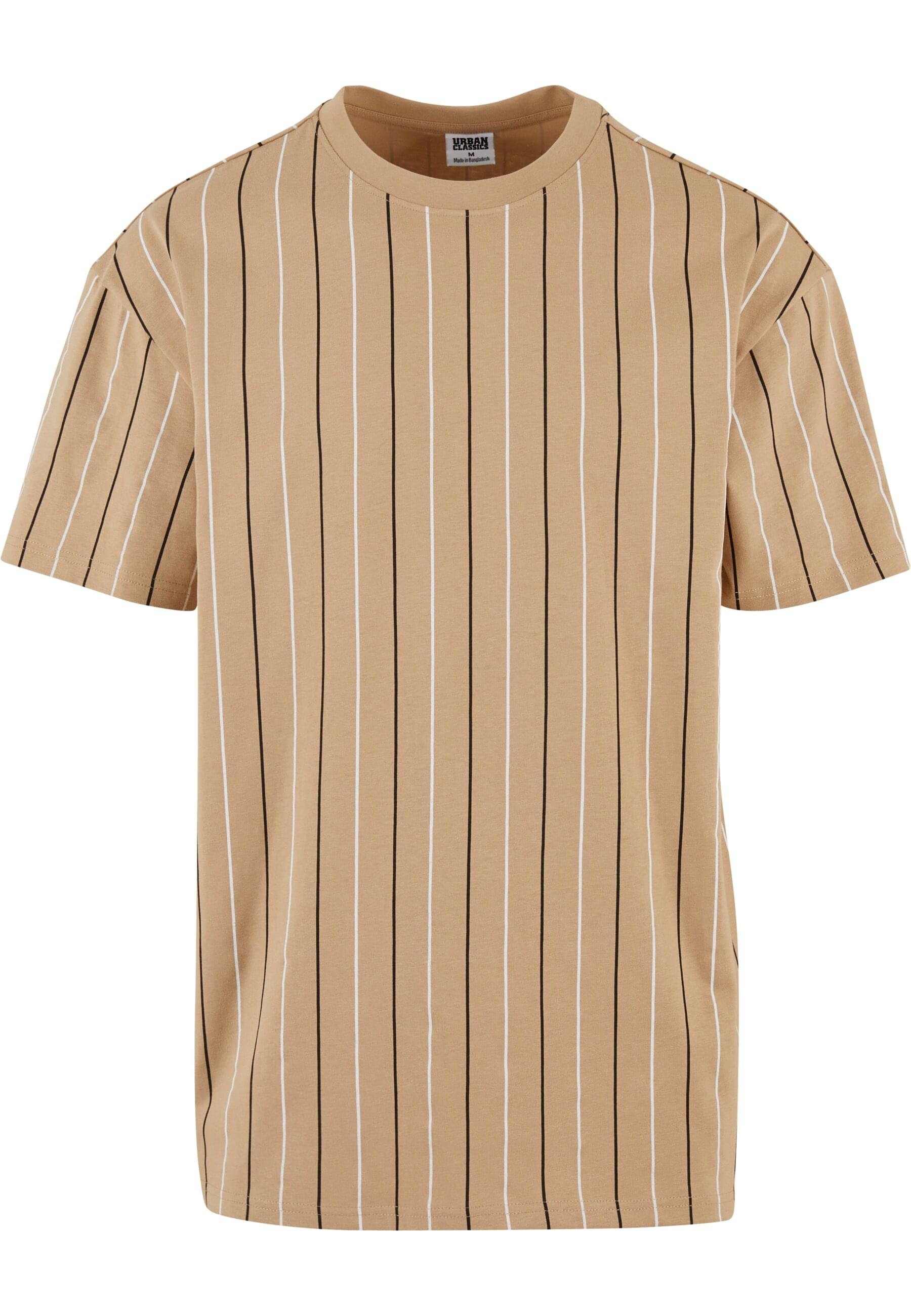 URBAN CLASSICS T-Shirt "Urban Classics Printed Pinstripe Tee" 1 Stk. tlg. günstig online kaufen