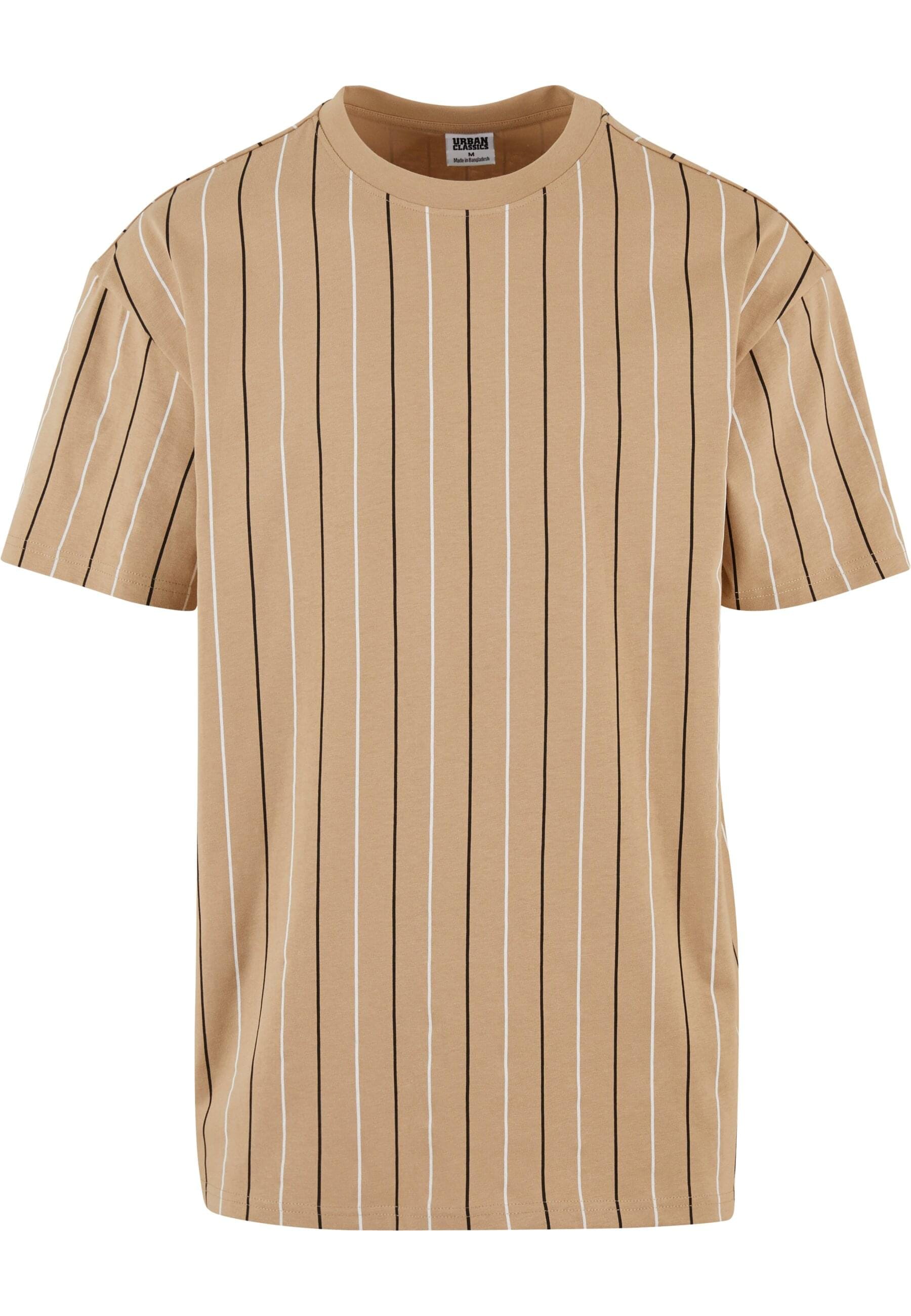 URBAN CLASSICS T-Shirt "Urban Classics Printed Pinstripe Tee", (1 tlg.) günstig online kaufen