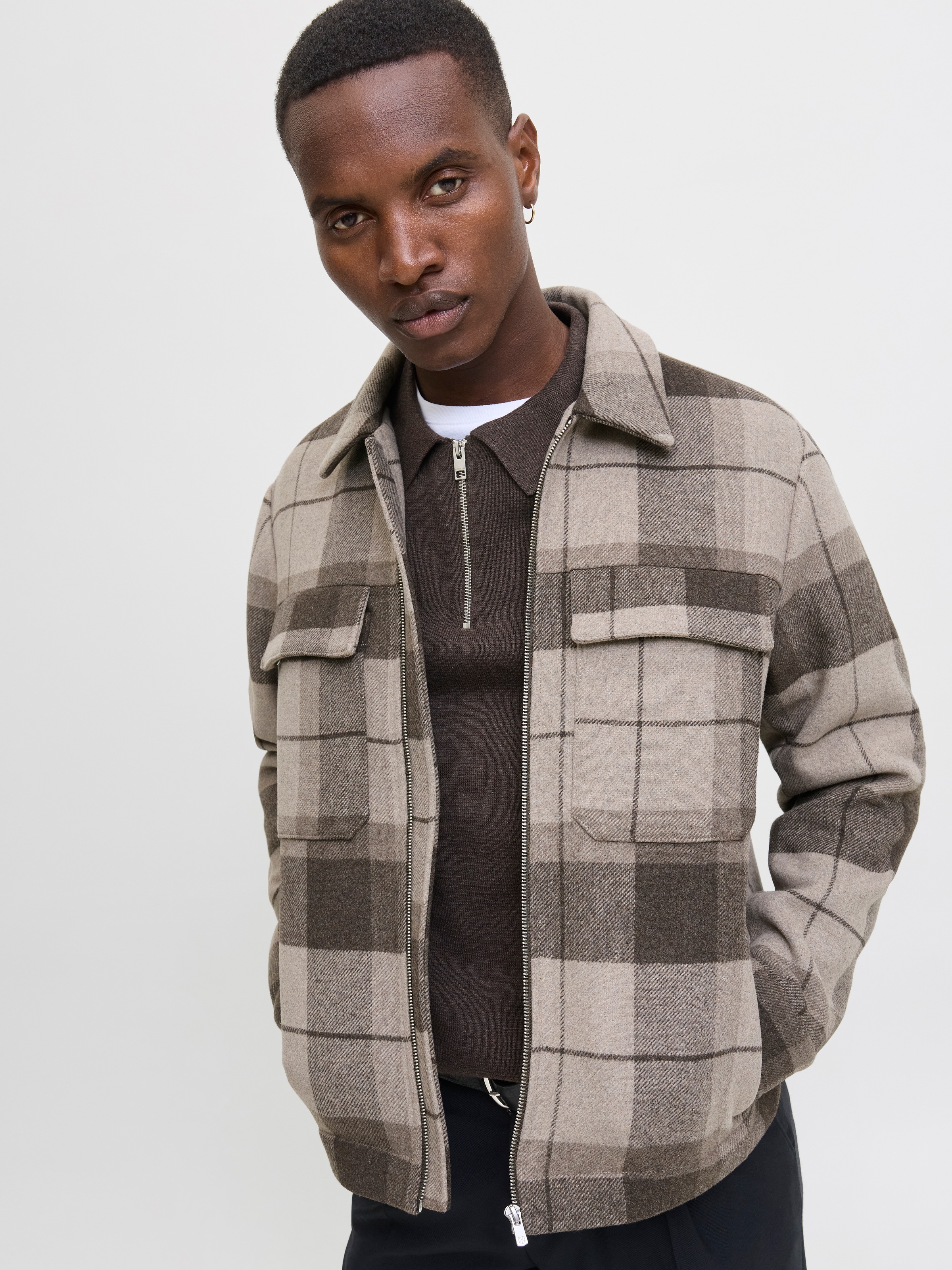 Jack & Jones Wolljacke "JPRCCRUSSEL WOOL BLEND JACKET SN" ohne Kapuze günstig online kaufen