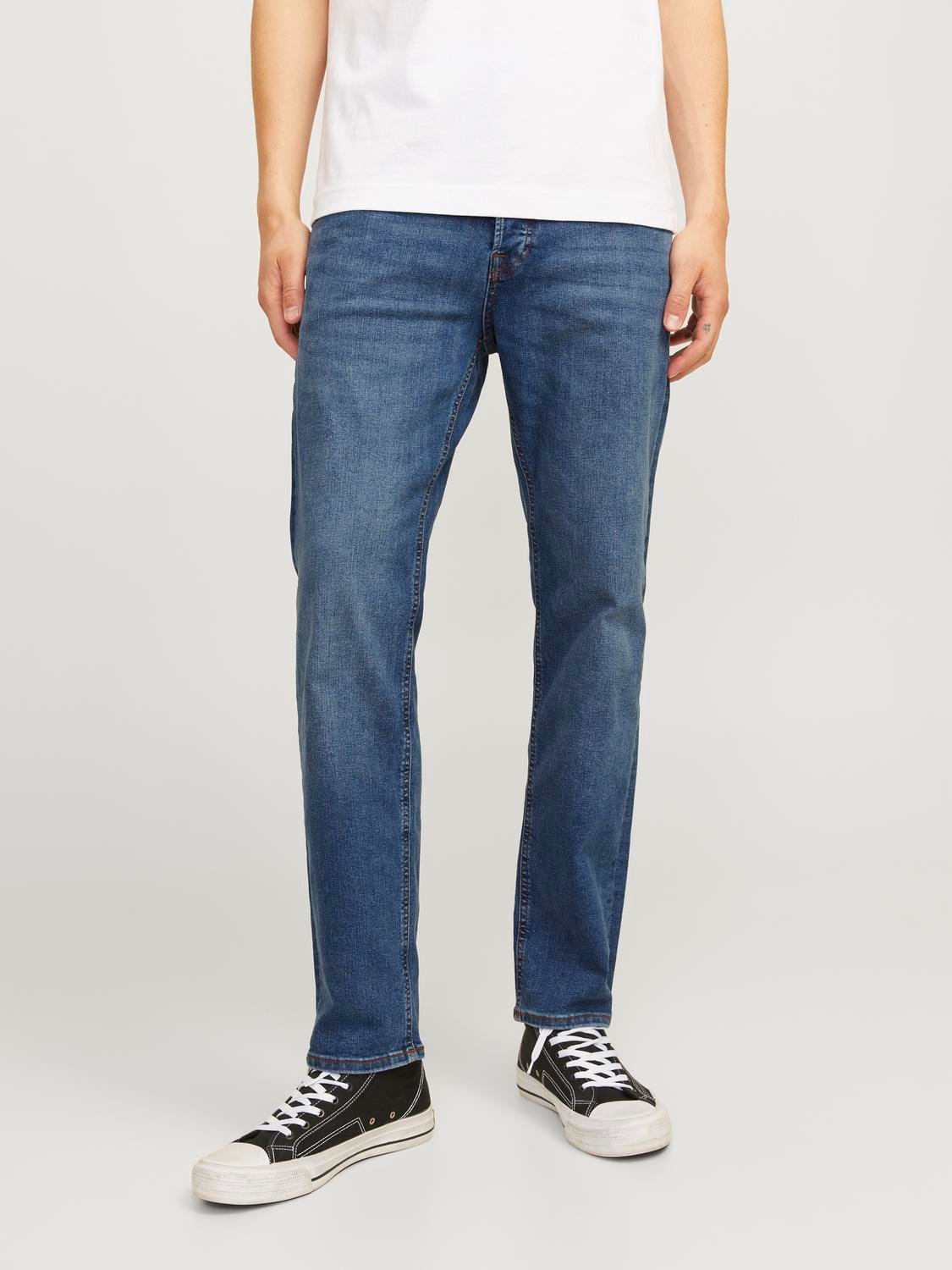 Jack & Jones Comfort-fit-Jeans "JJIMIKE JJORIGINAL SQ 223", Stonewashed für einen Used-Look mit Faded-Effekten