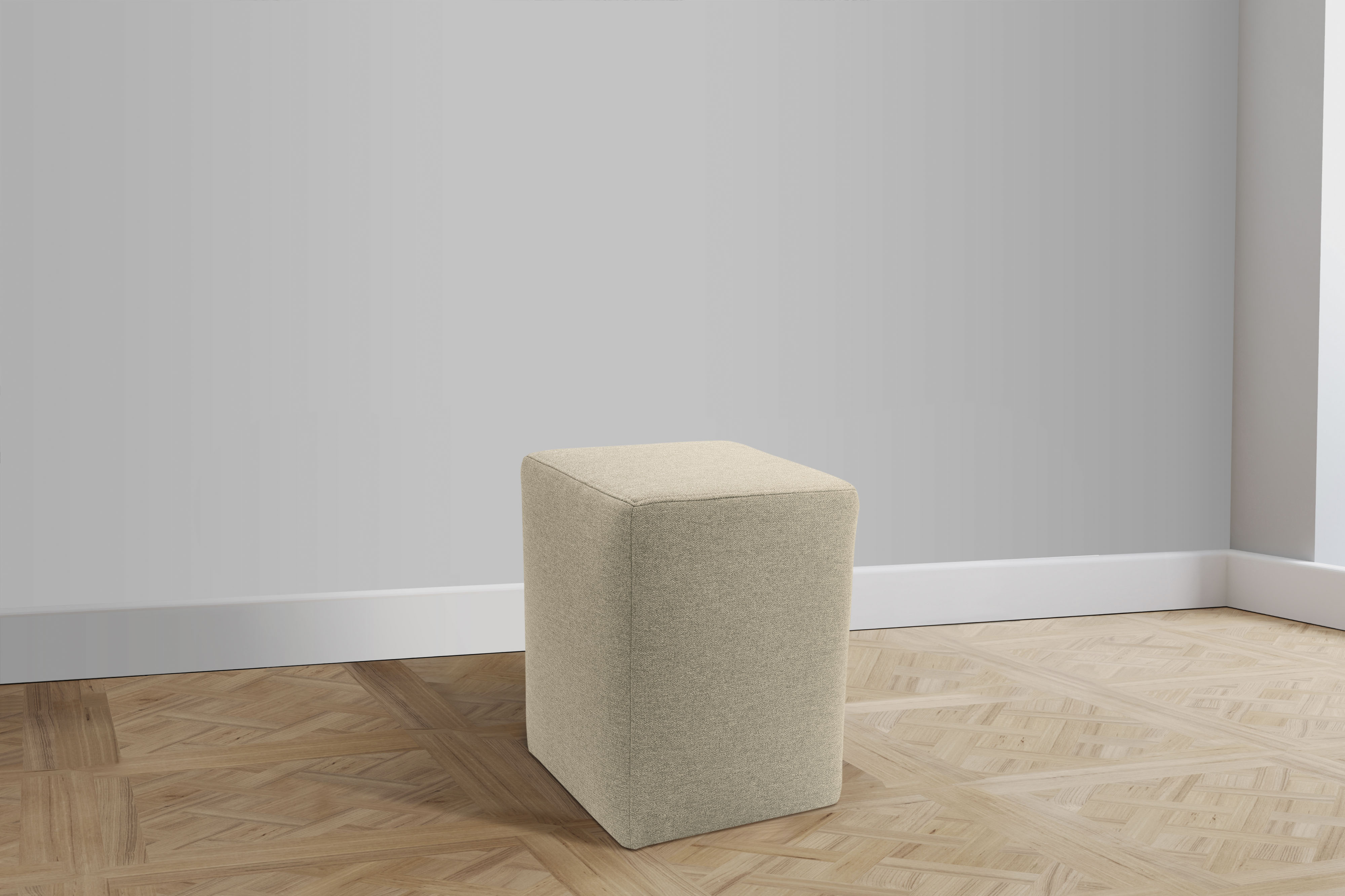 DOMO collection Polsterhocker "700012 B/T/H: 38/38/47 cm" in 2 Wochen lieferbar, in vielen Farben, Cord und Feinstruktur