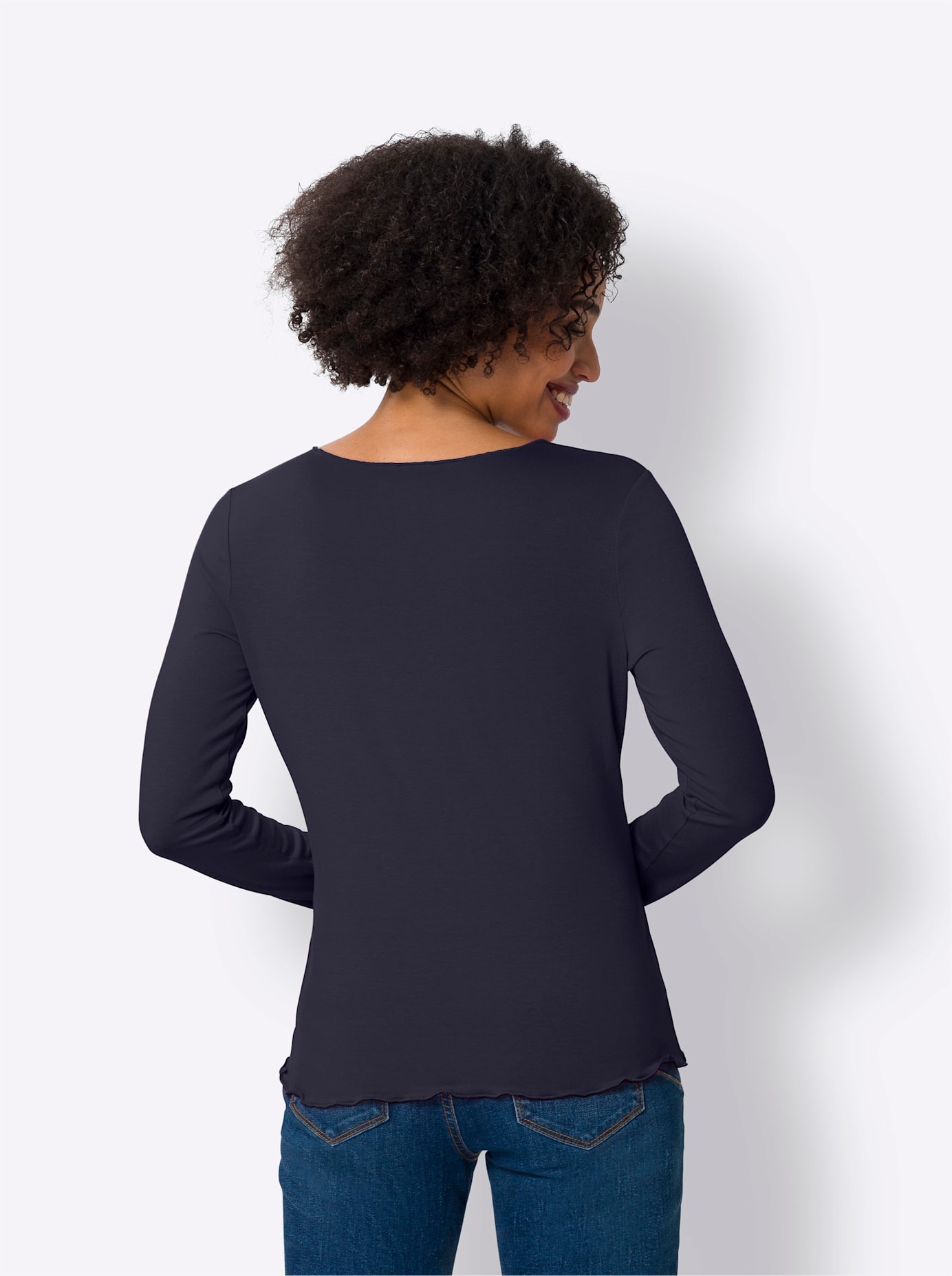 heine Langarmshirt "Doppelpack Shirts" 2 Stk. günstig online kaufen