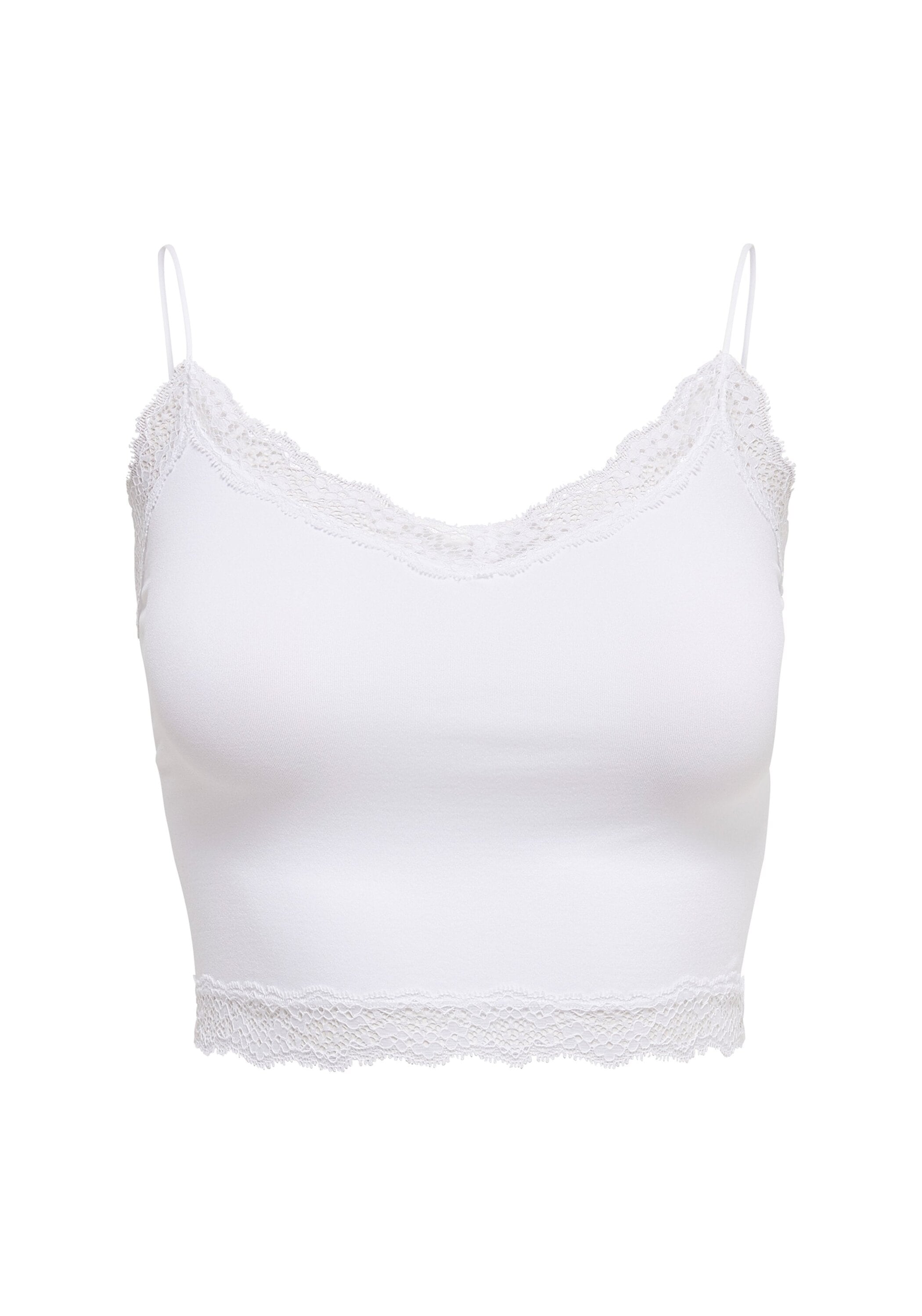 ONLY T-Shirt "T-Shirt ONLVICKY LACE SEAMLESS CROPPED TOP 1er Pack" günstig online kaufen