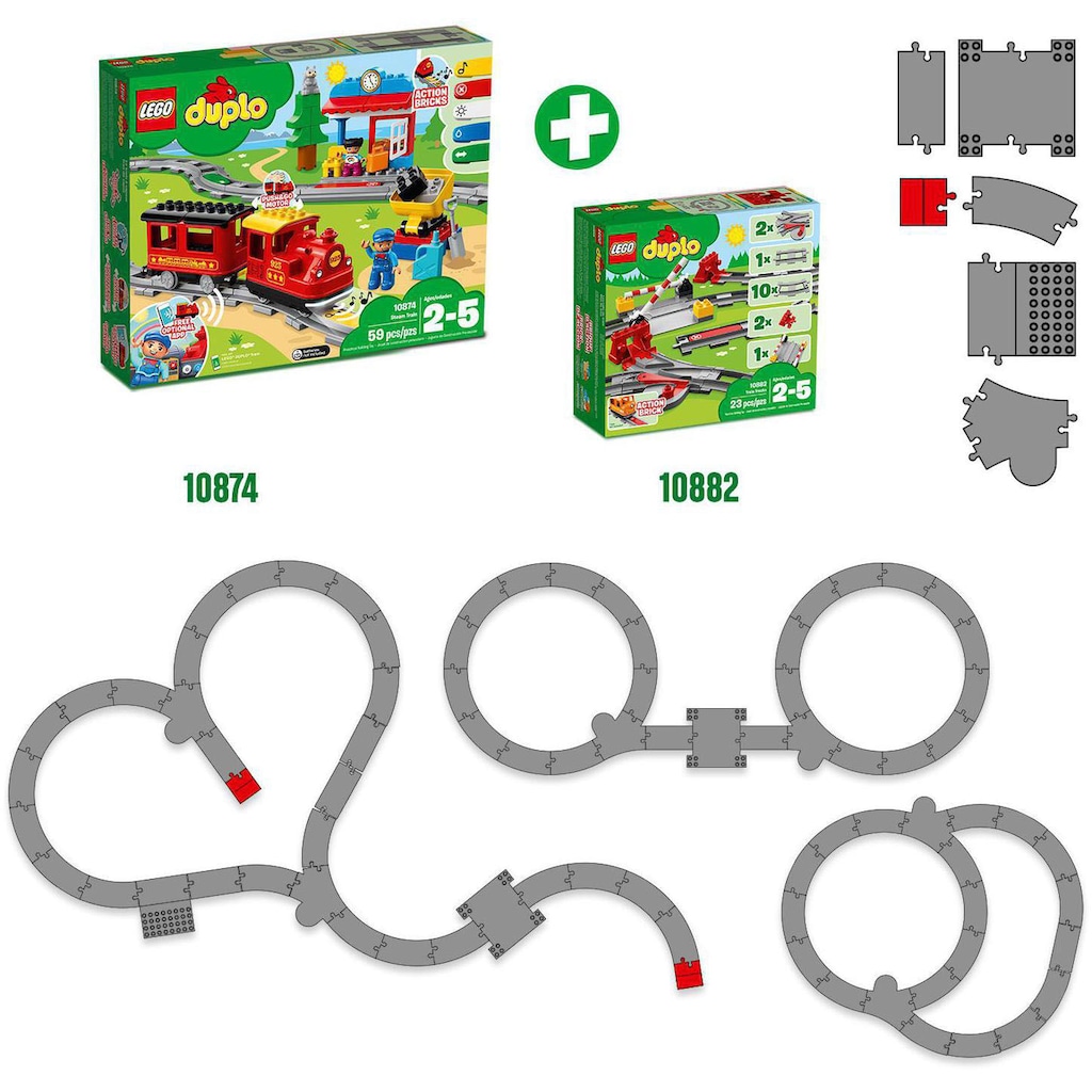 LEGO® Konstruktionsspielsteine »Ergänzungs-Set LEGO® DUPLO® Town«, (23 St.)