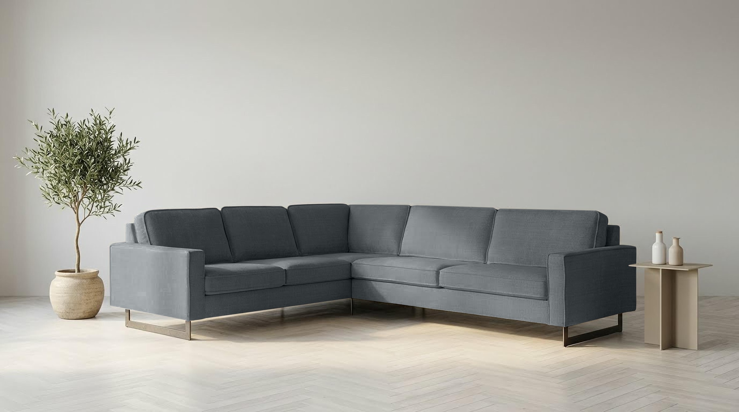 Home affaire Ecksofa "Pinto, XXL, 250/290 cm, langer Schenkel, Ottomane" Co günstig online kaufen