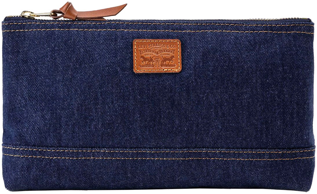 Levis Handtasche "DENIM POUCH" aus Baumwolle, mit Reißverschluss, unifarben