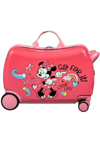 UNDERCOVER Kinderkoffer »Ride-on Trolley, Minnie Mouse«, 4 Rollen, zum sitzen und ziehen kaufen