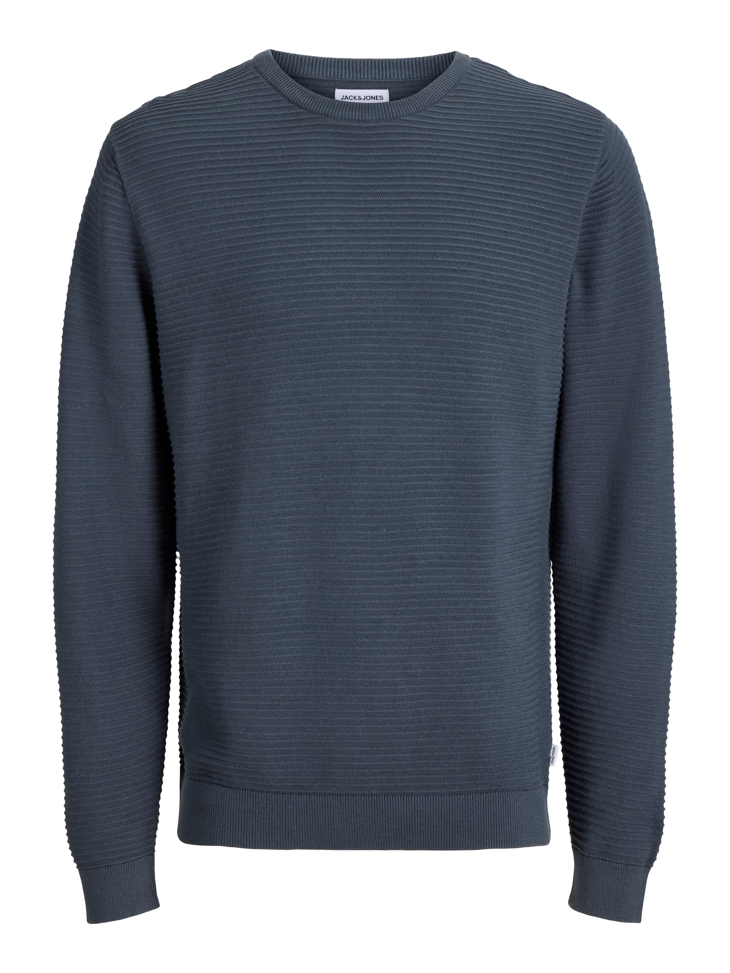 Jack & Jones Rundhalspullover »JJEBRODY KNIT CREW NECK« Baumwolle