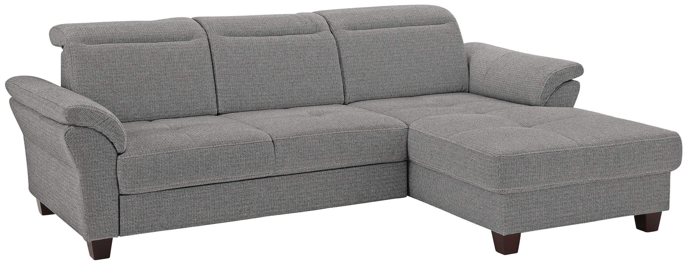 Home affaire Ecksofa "Solvei L-Form" mit Recamierenabschluß und Sitztiefenv günstig online kaufen