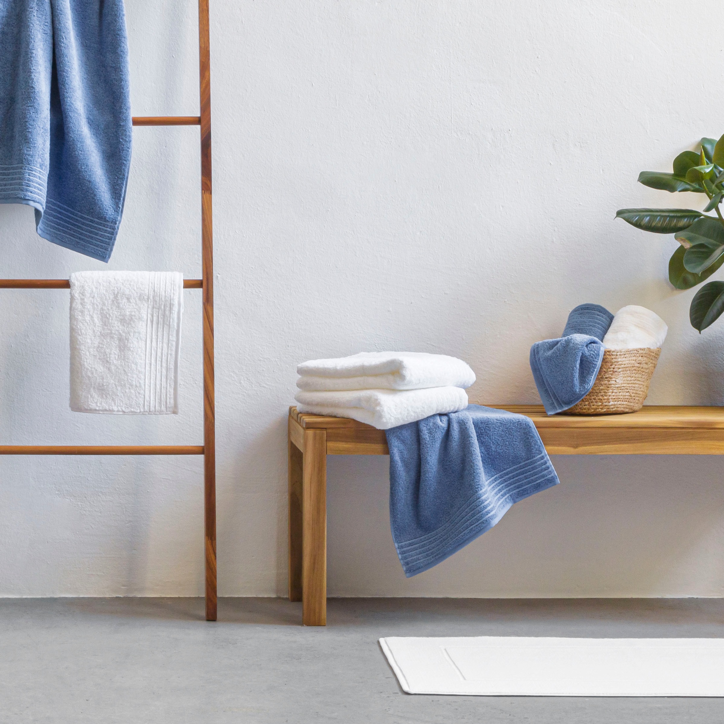 Thumbnail - Möve Handtuch Set "New Classic" 4 Stk. Walkfrottier 2x Hand- und 2x Duschtücher, 100% bester Baumwolle (480 g/m²)