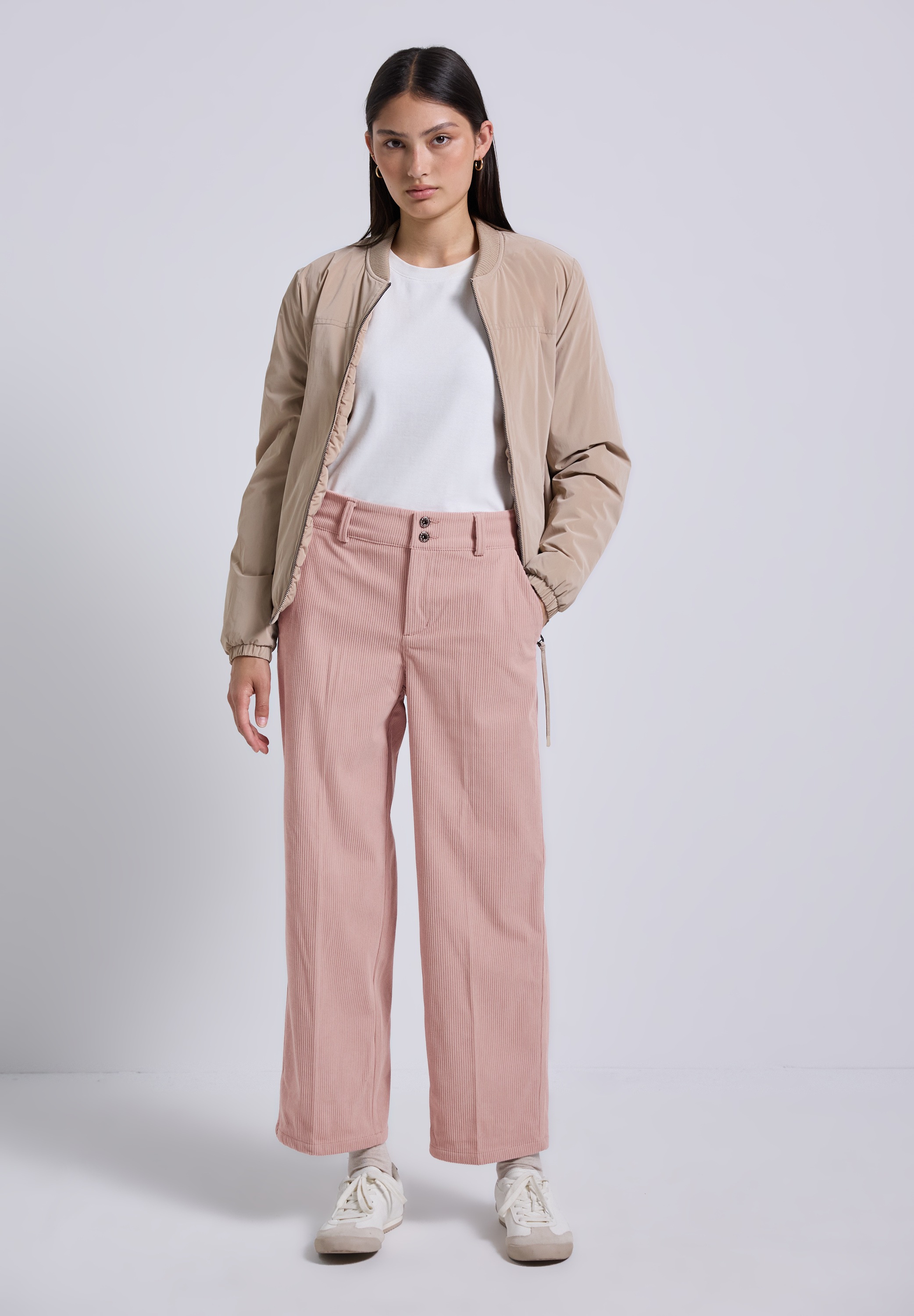 STREET ONE STUDIO Stoffhose, High Waist