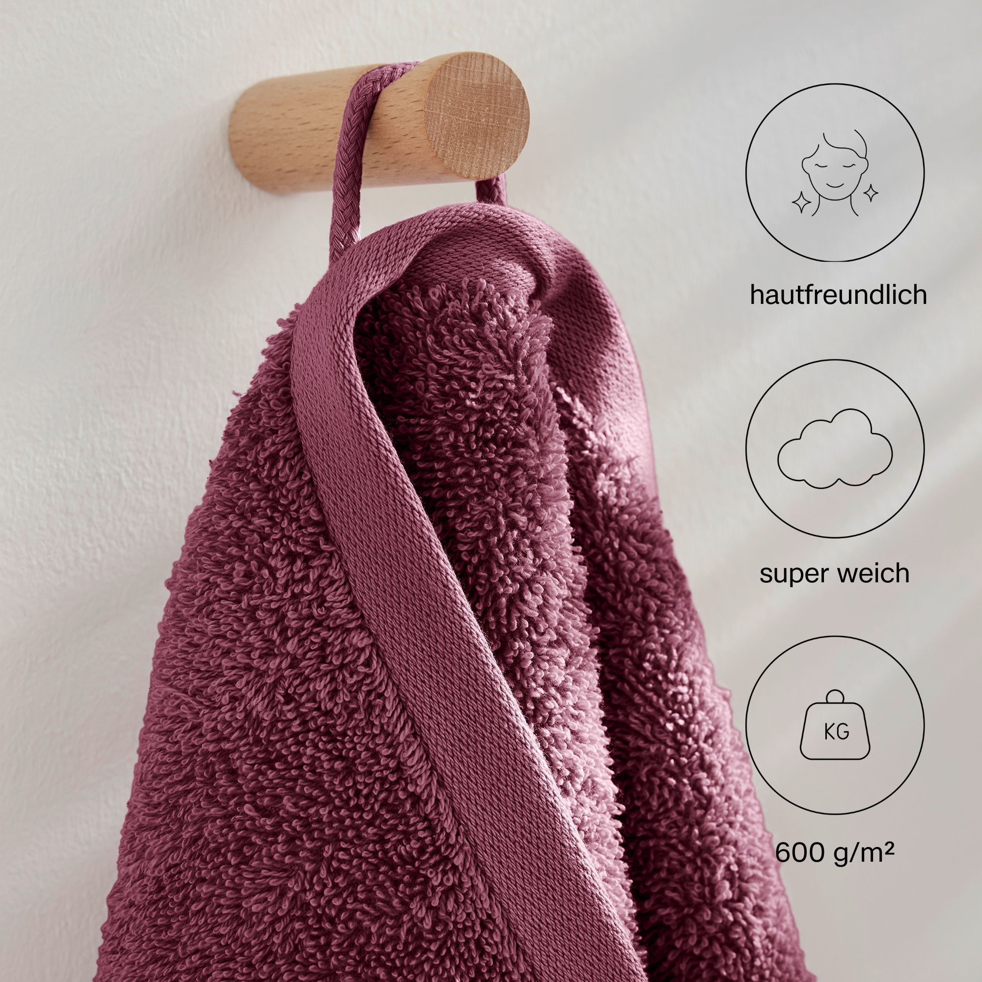 s.Oliver Handtuch Set »s.Oliver, Premium Qualität, 600 gr/m²«, 8 St., Walkfrottier, 2 Gästetücher 30x50, 4 Handtücher 50x100, 2 Duschtücher 70x140