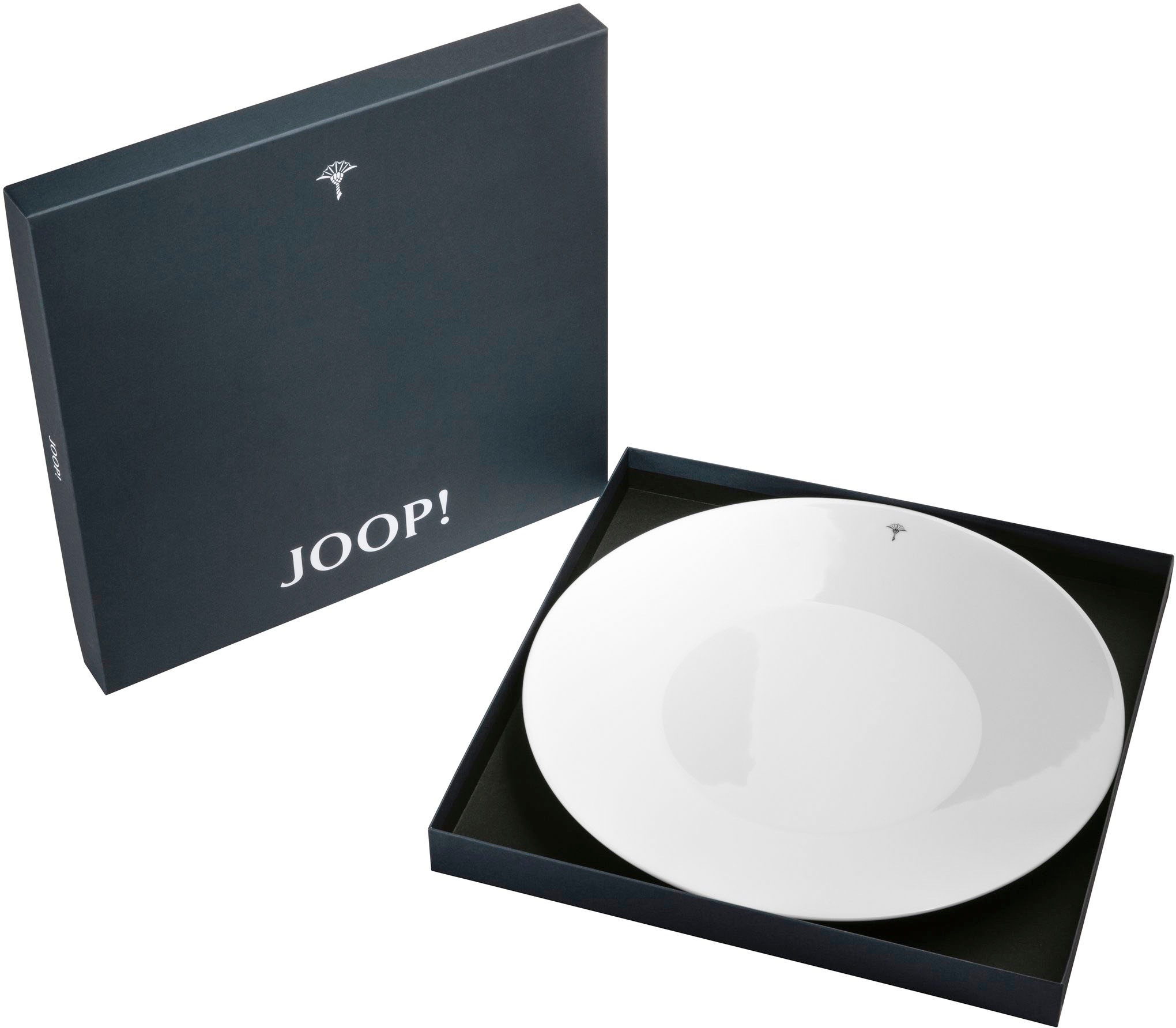 Joop! Platzteller »JOOP! SINGLE CORNFLOWER«, Porzellan bestellen BAUR hochwertiges 33 einzelner | cm tlg.), als Dekor, mit (1 Kornblume Ø