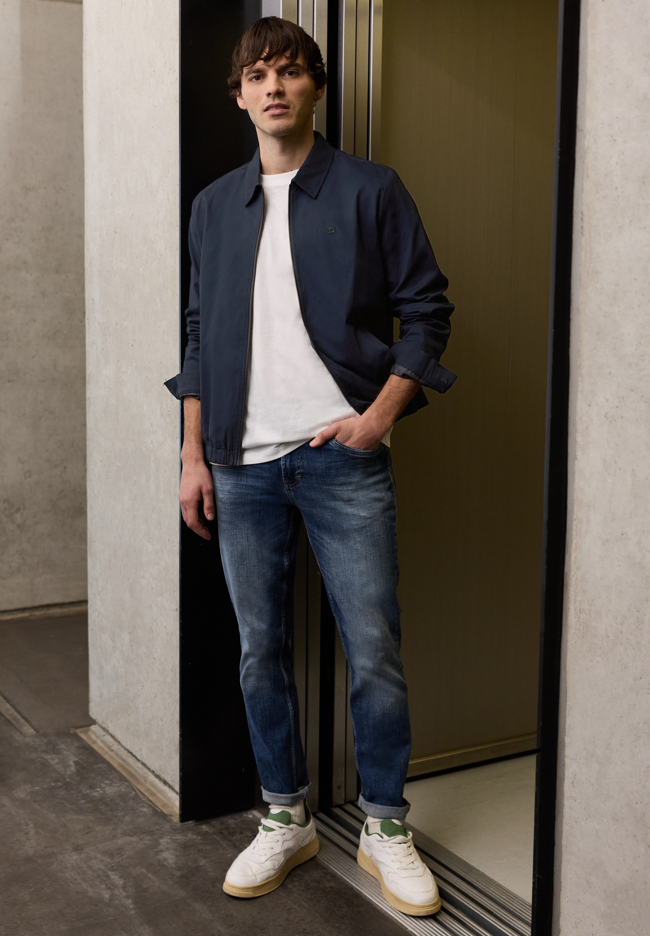 STREET ONE MEN Blouson ohne Kapuze mit Zipper