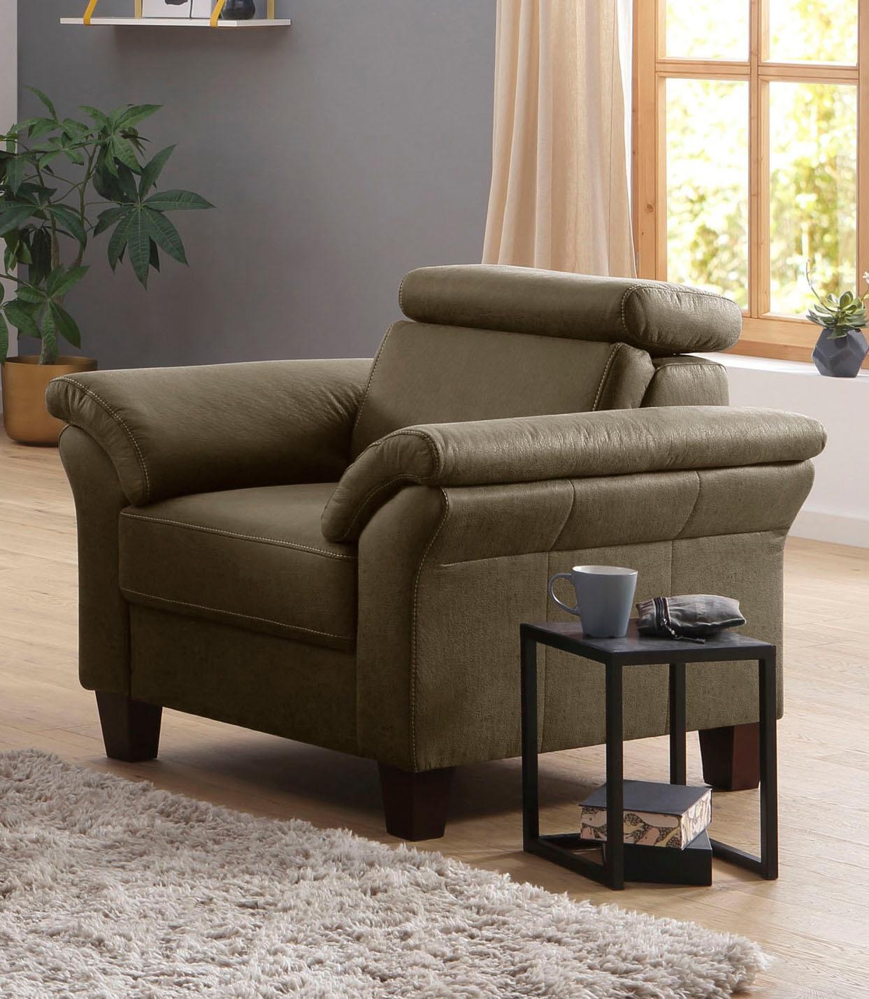 OTTO home Sessel "Arngast" Inclusive Kopfteilverstellung und Federkern