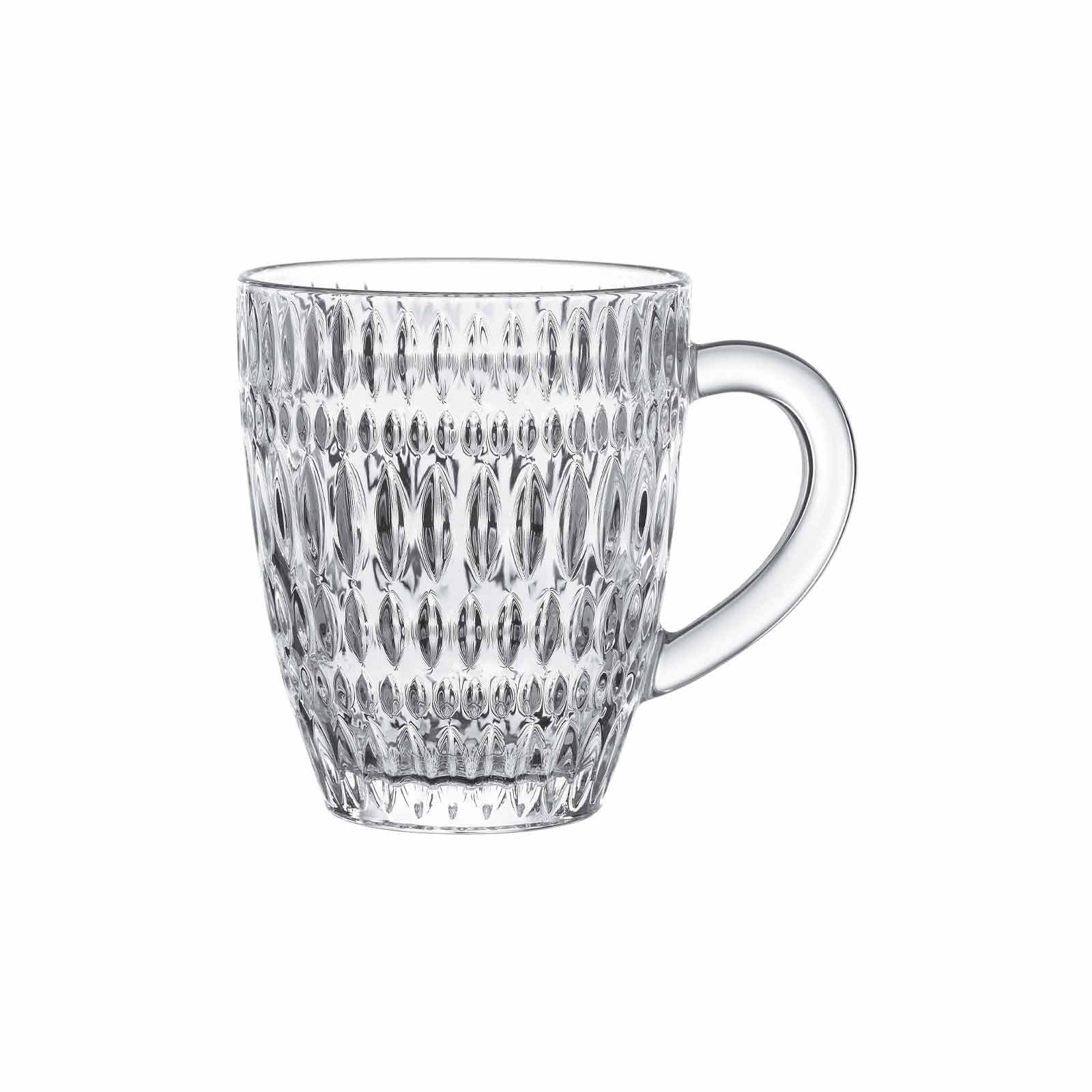Nachtmann Becher »Kaffeebecher Ethno Barista 392 ml 2er Set transparent«