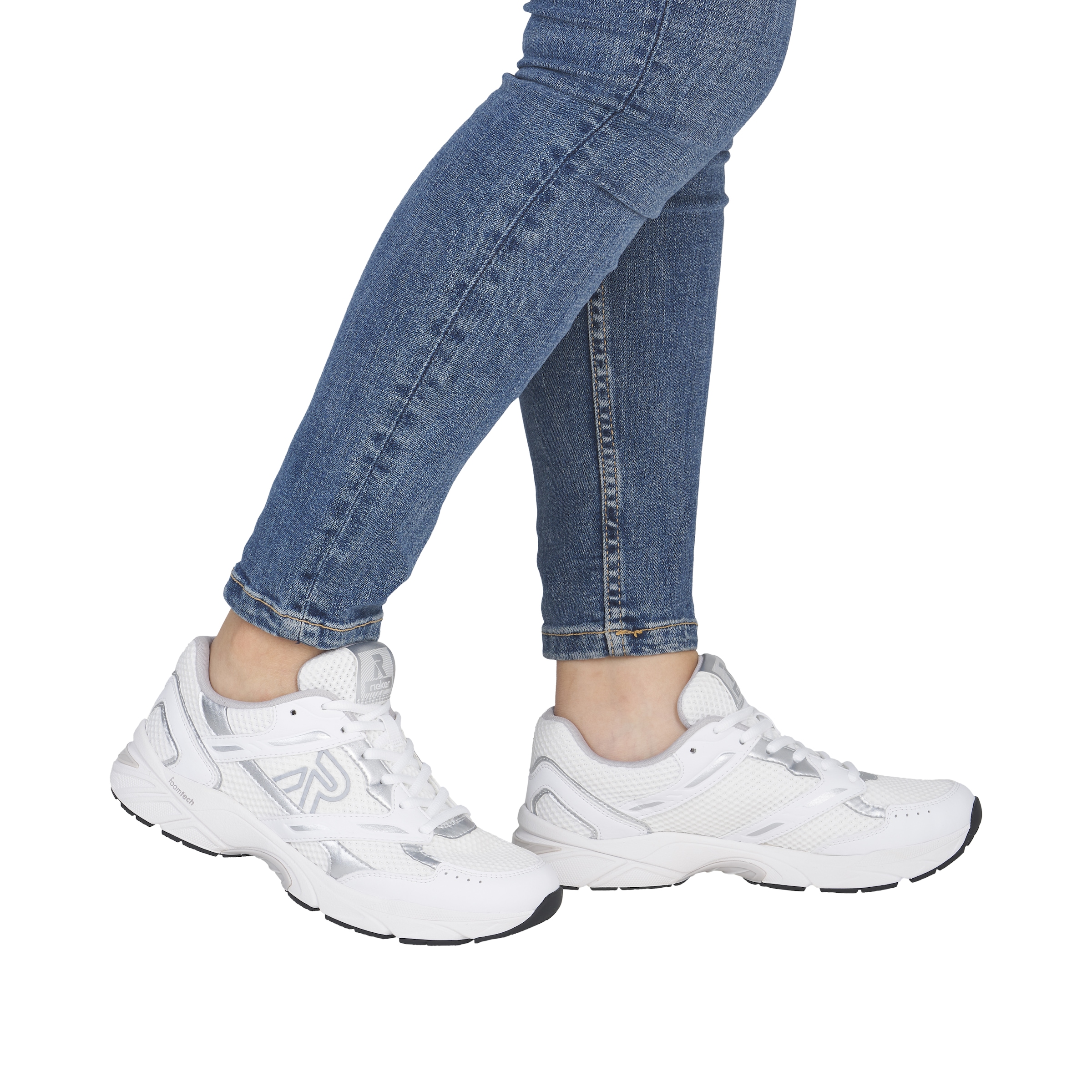 RIEKER Sport Sneaker  Schnürschuh, Halbschuh, Freizeitsneaker mit Memory-Schaum
