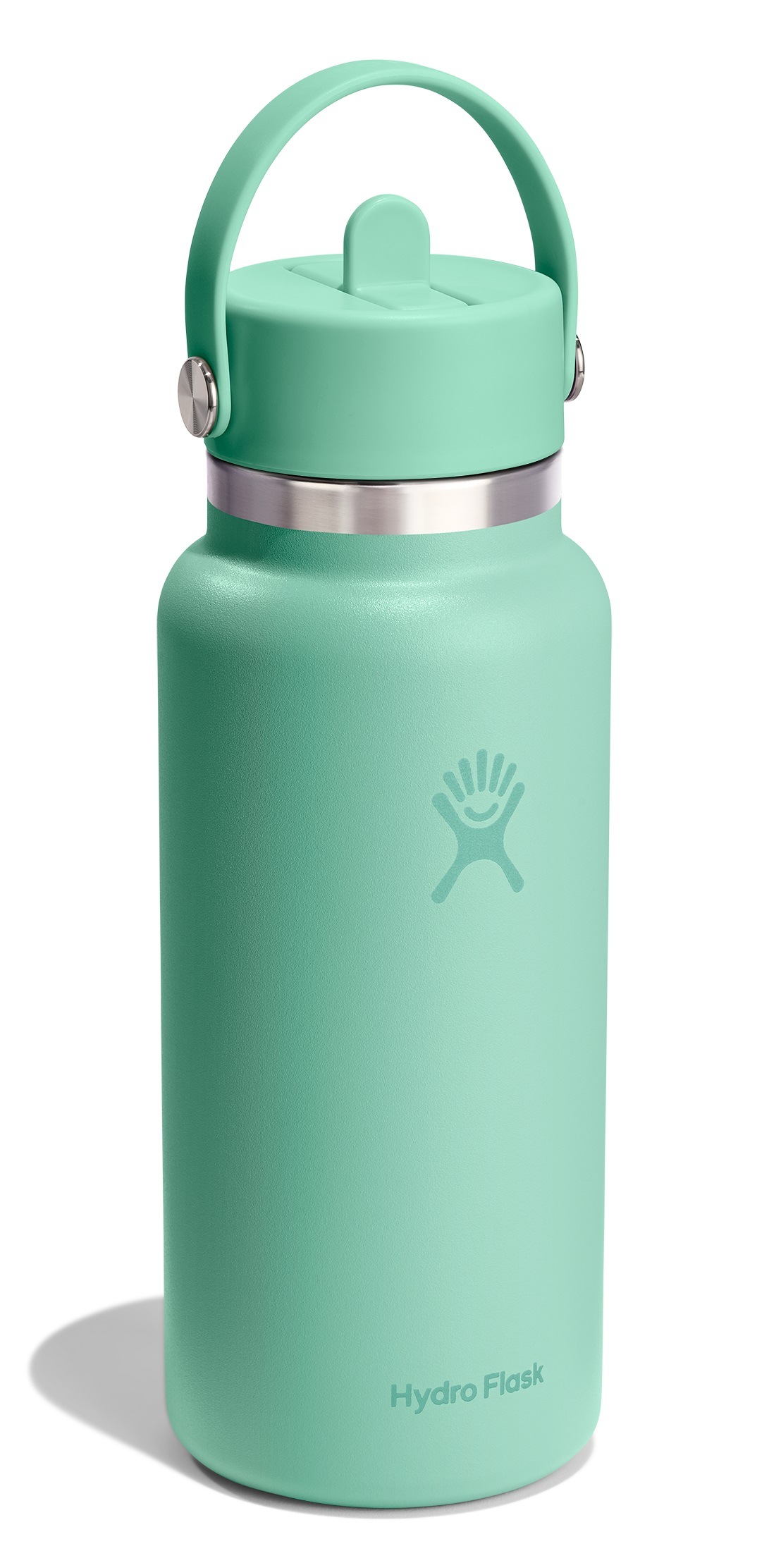 Hydro Flask 32 Oz Wide Flex Straw Cap Flasche grün