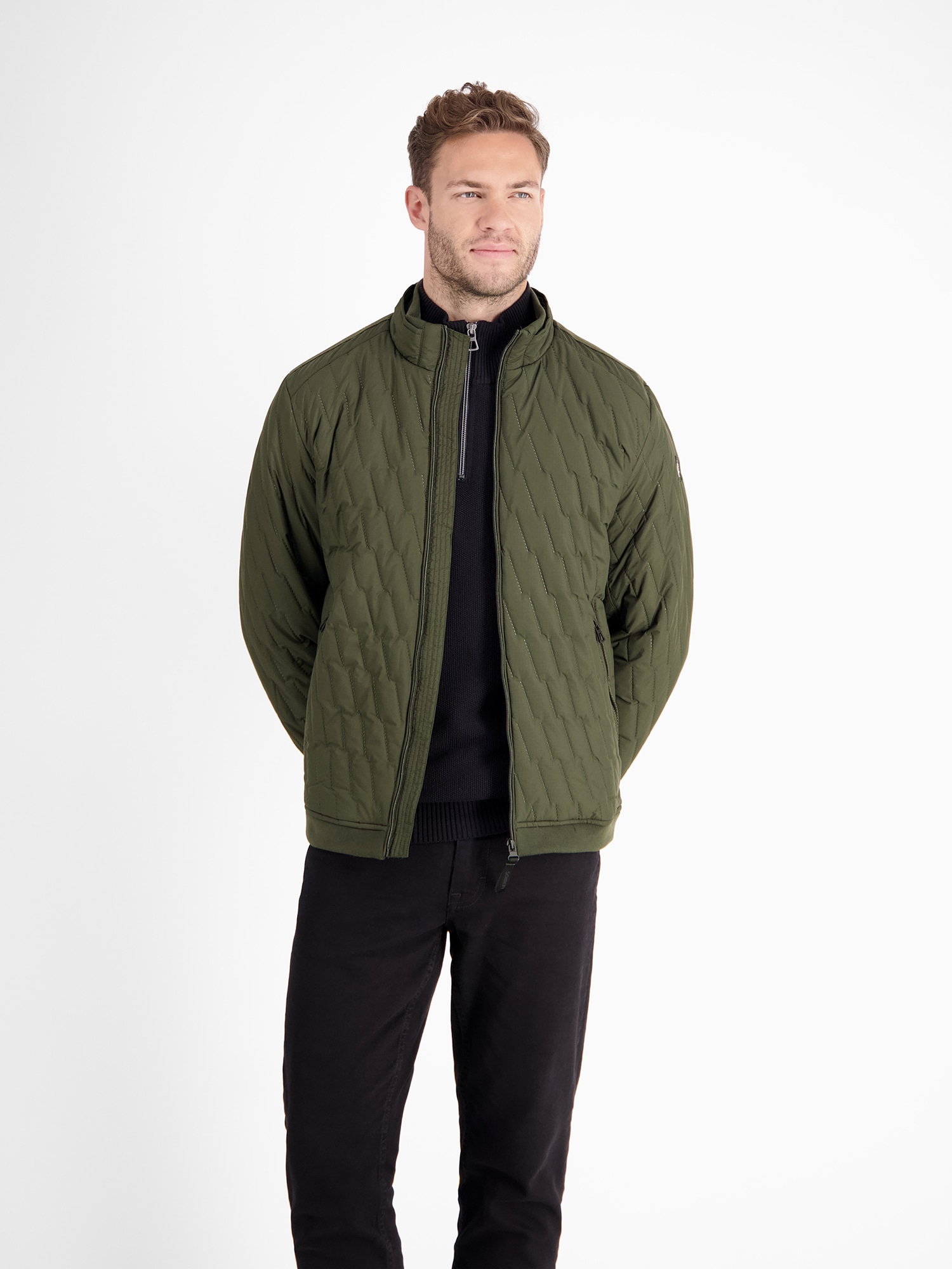LERROS Steppjacke »LERROS Superleichte Herren Steppjacke«, ohne Kapuze, Wasser- und windabweisend