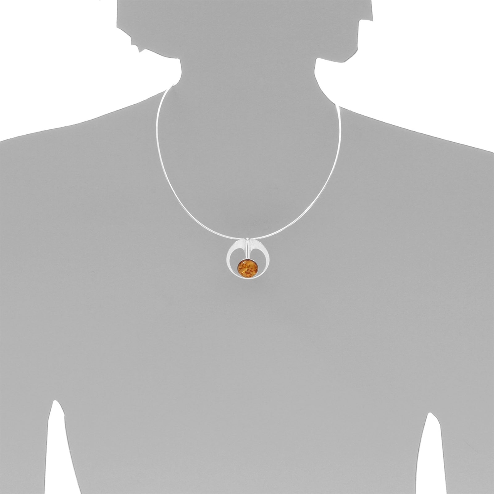 OSTSEE-SCHMUCK Kette mit Anhänger »- Gleiter-Torid - Silber 925/000 - Bernstein«