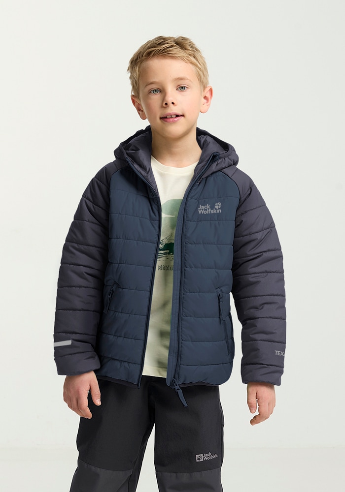 Jack Wolfskin Outdoorjacke »ZENON JKT KIDS«, mit Kapuze
